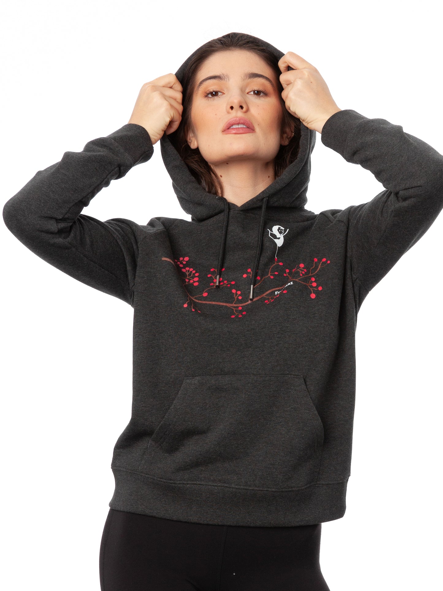 Asana Girl Hoodie dark heather gray