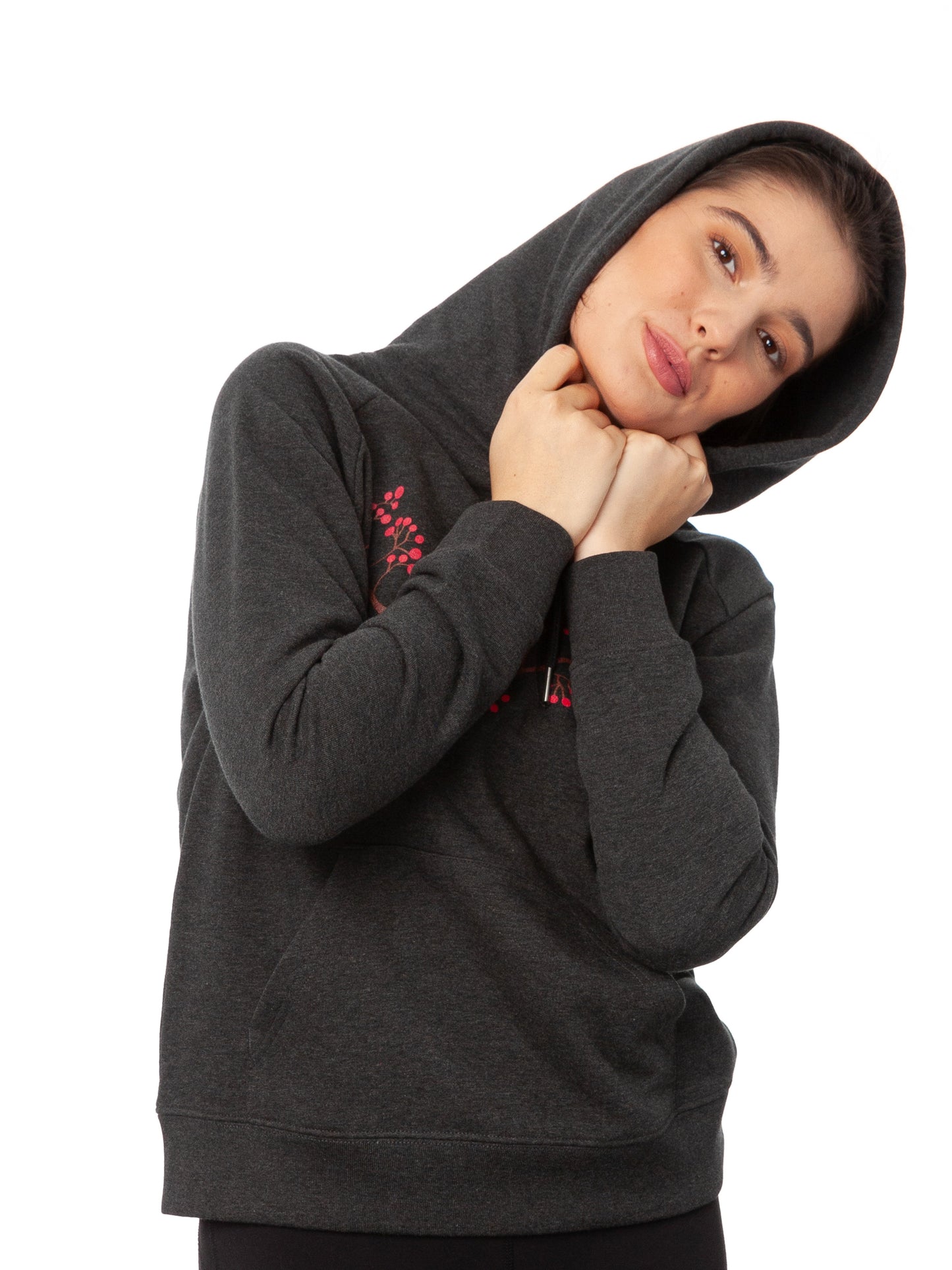 Asana Girl Hoodie dark heather gray