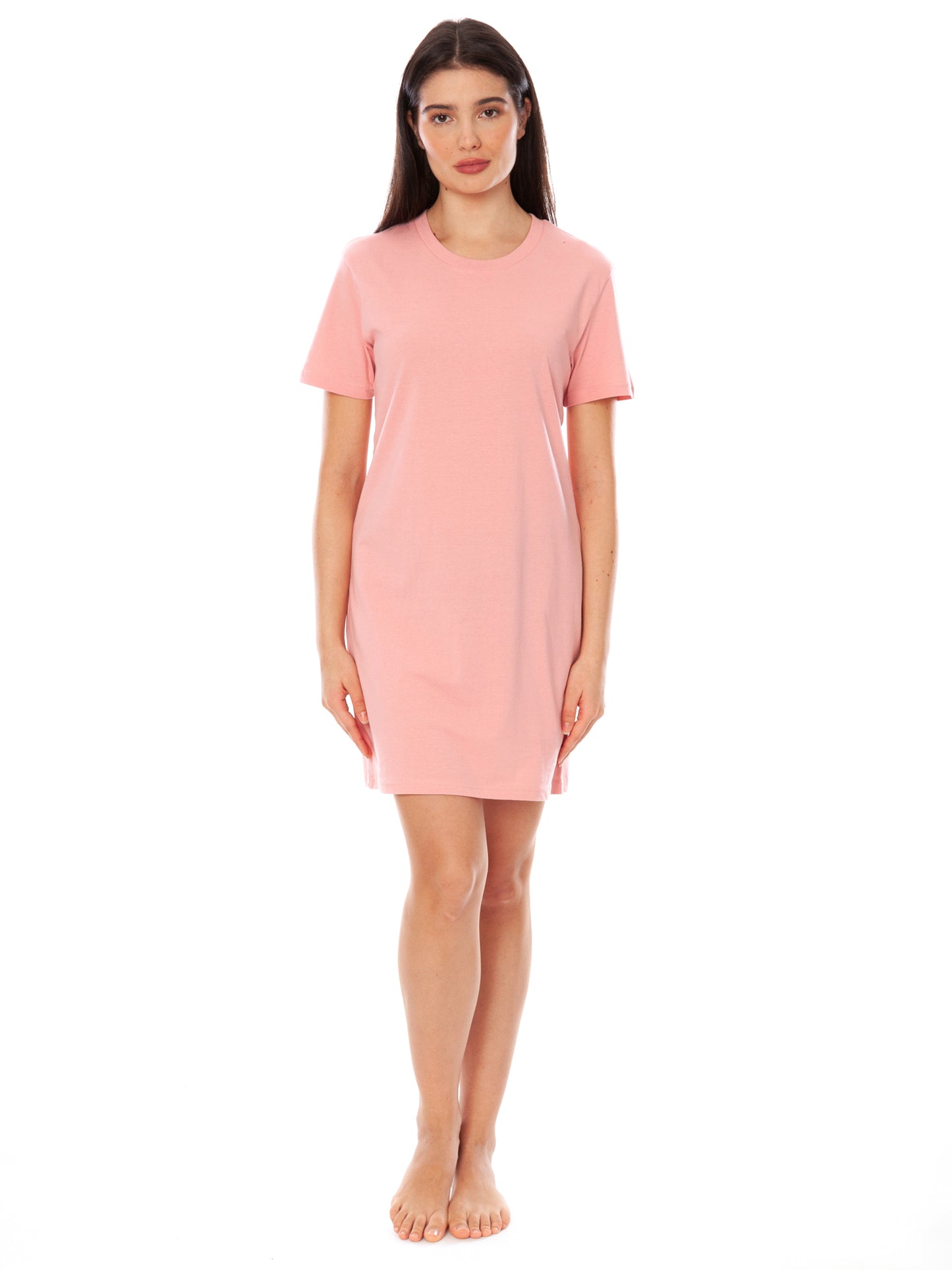 FellHerz T-Shirt Kleid rosa