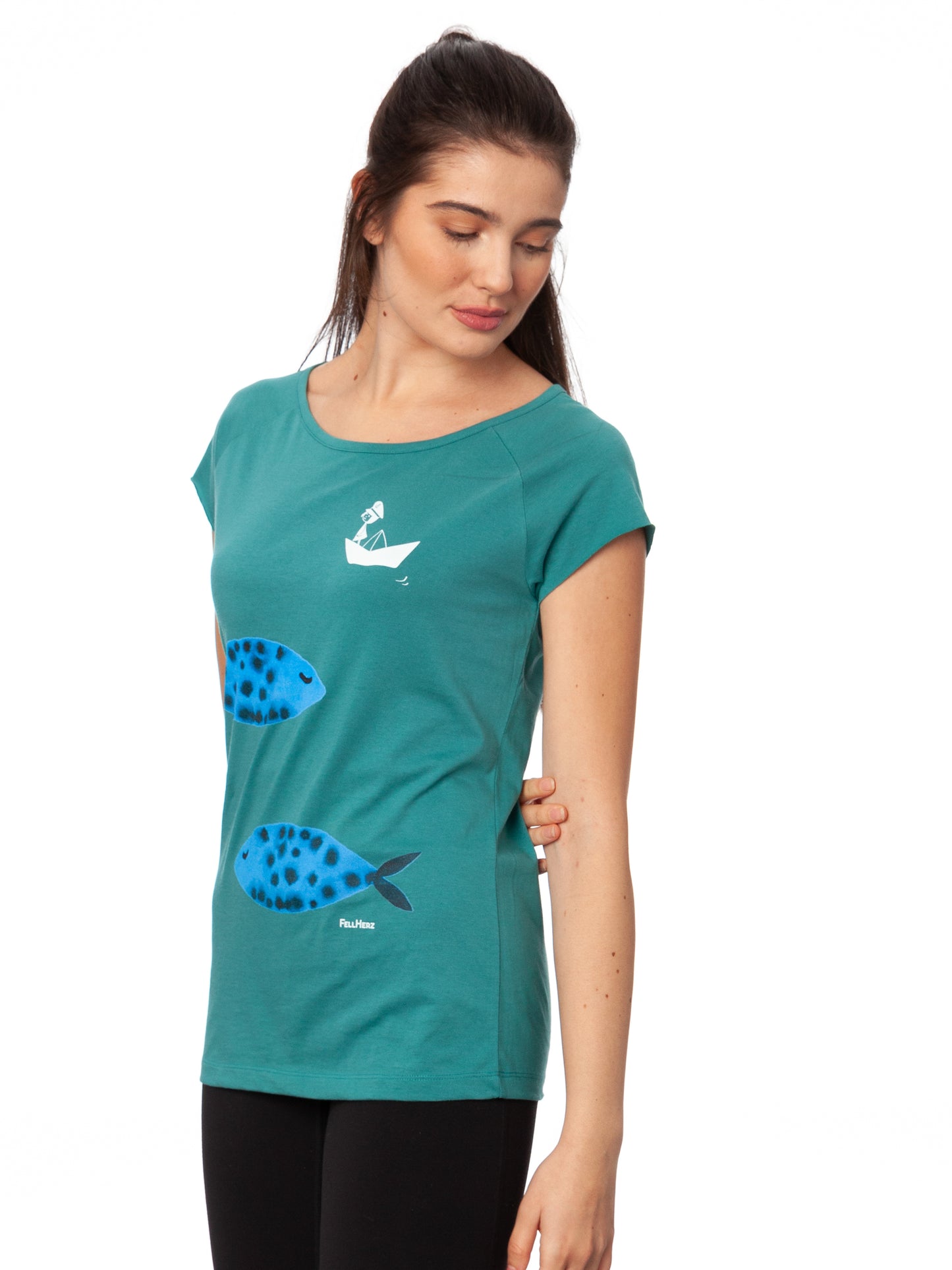 La Capitana Cap Sleeve young green