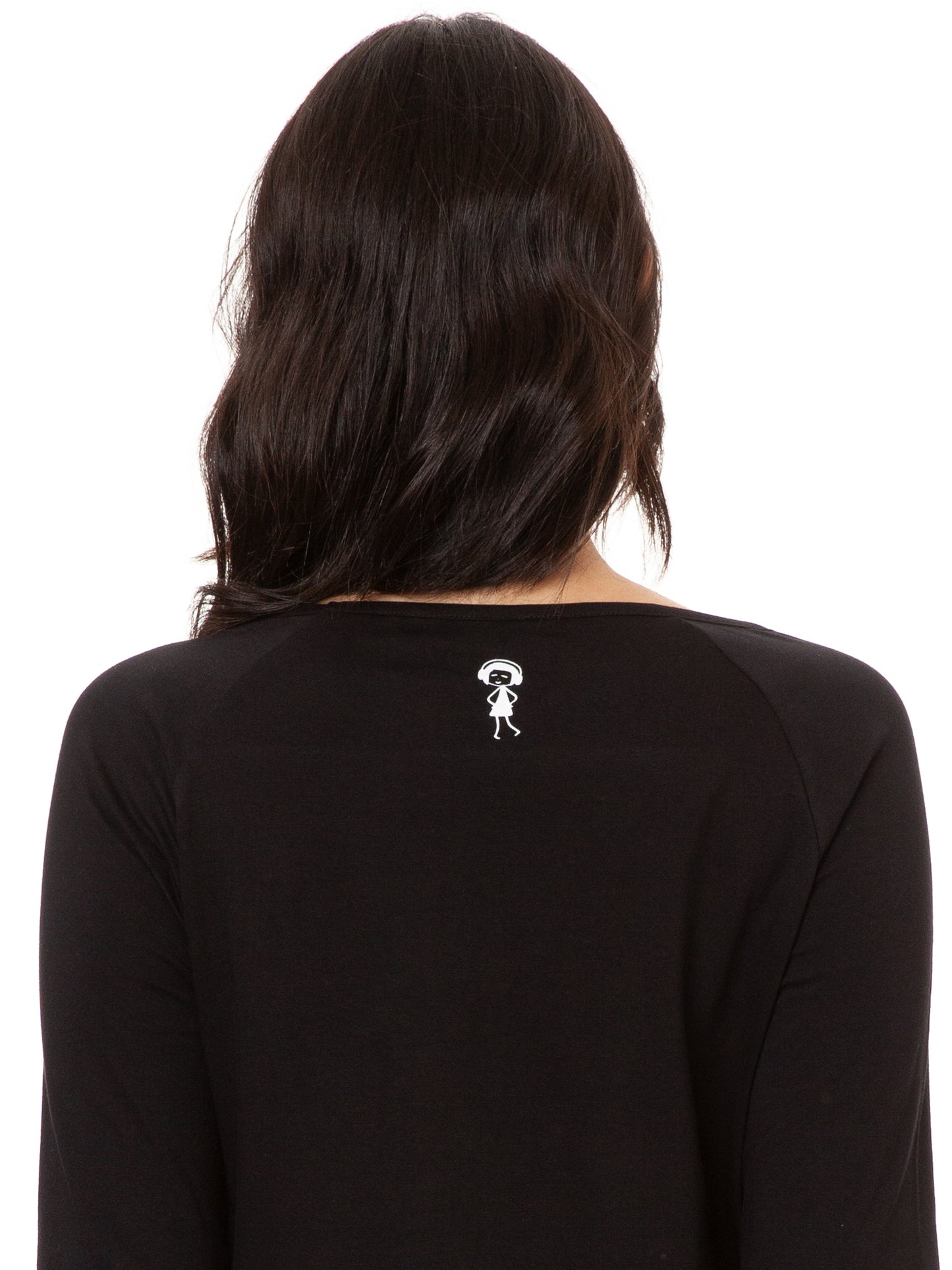 Raglan Longsleeve Peace black