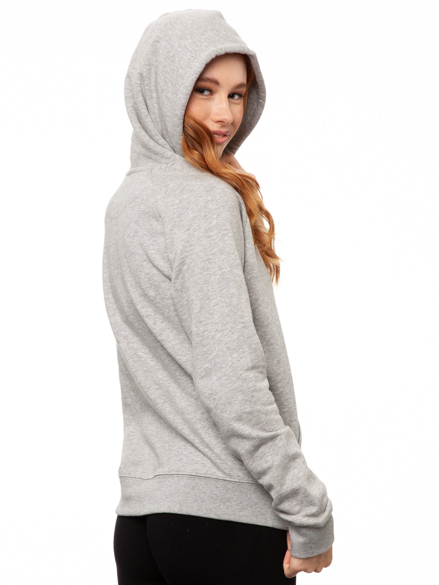 Möwen-Liebe Hoodie heather grey