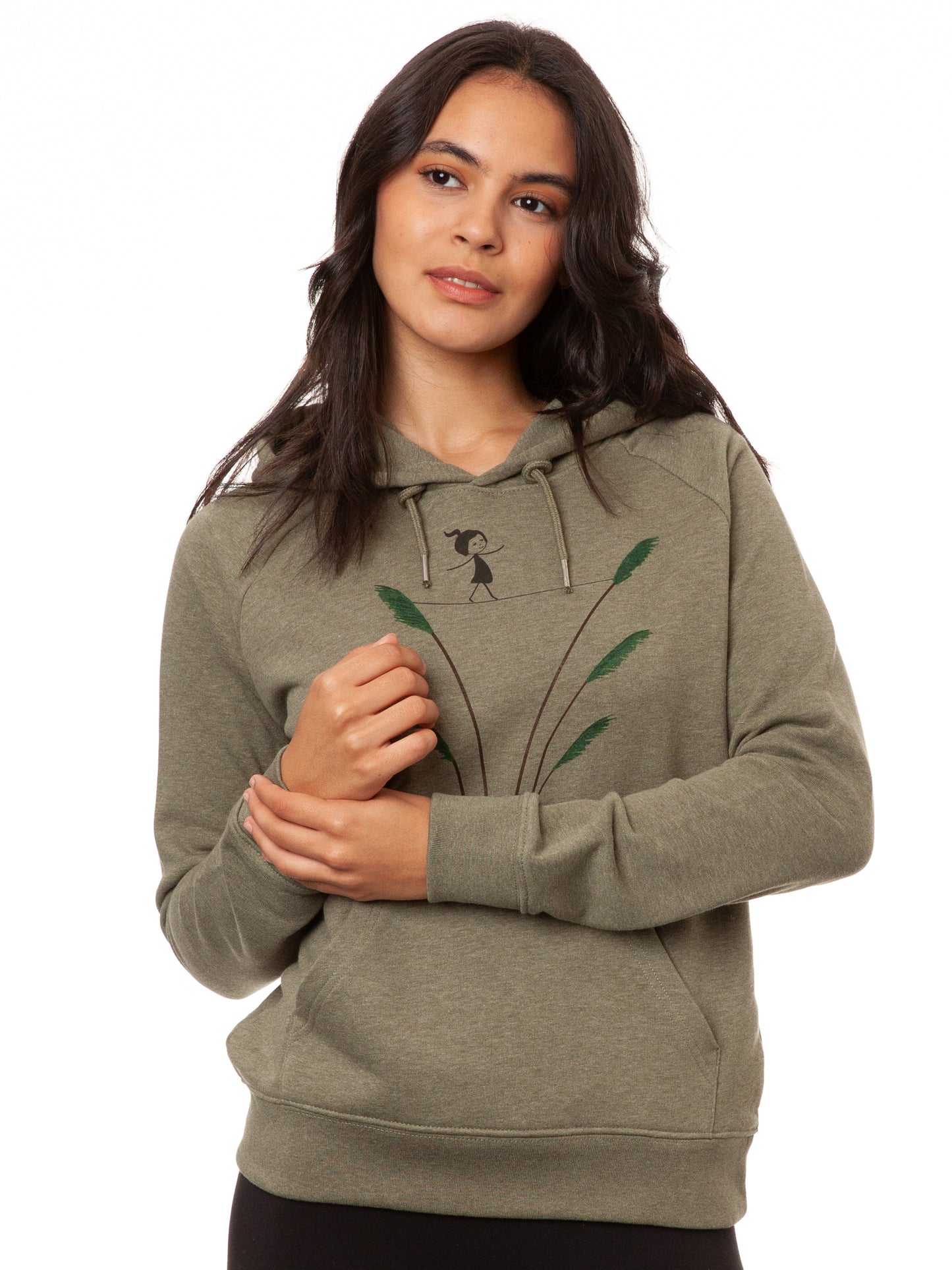 Seiltanz Hoodie heather khaki