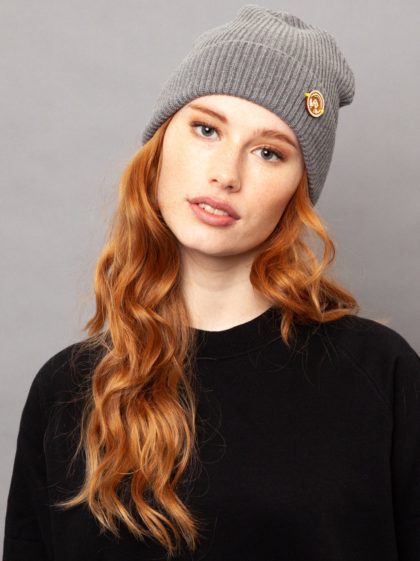 Beanie heather grey
