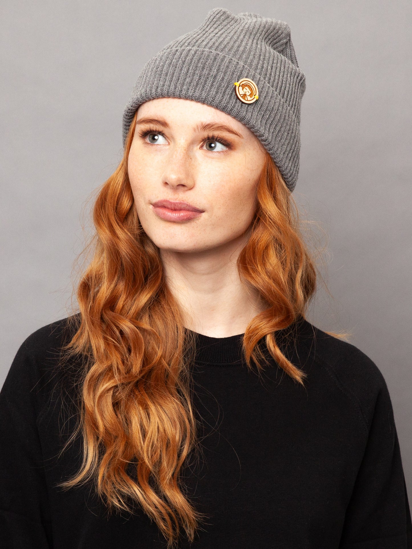 Beanie heather grey