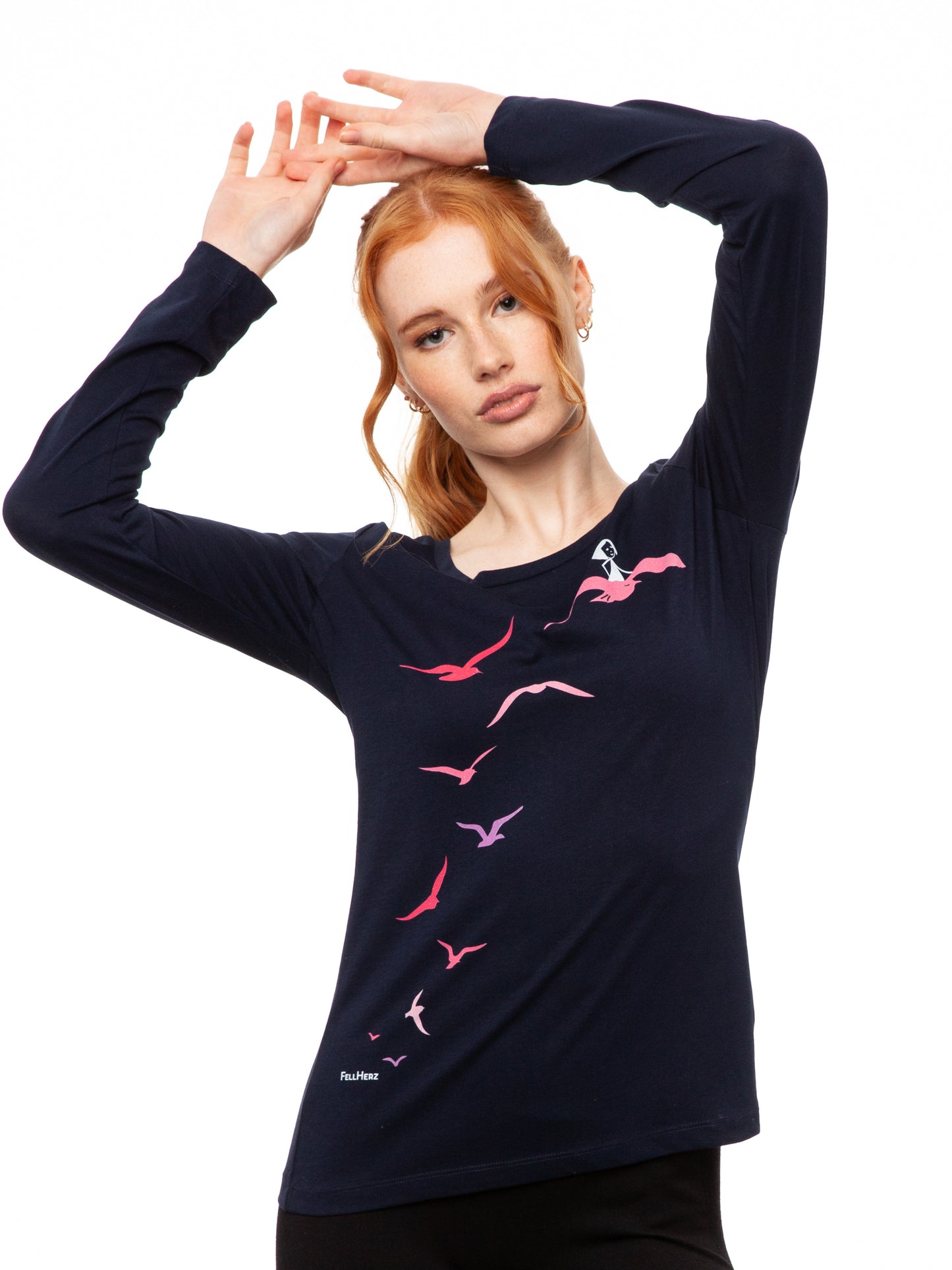 Möwenflug Longsleeve navy