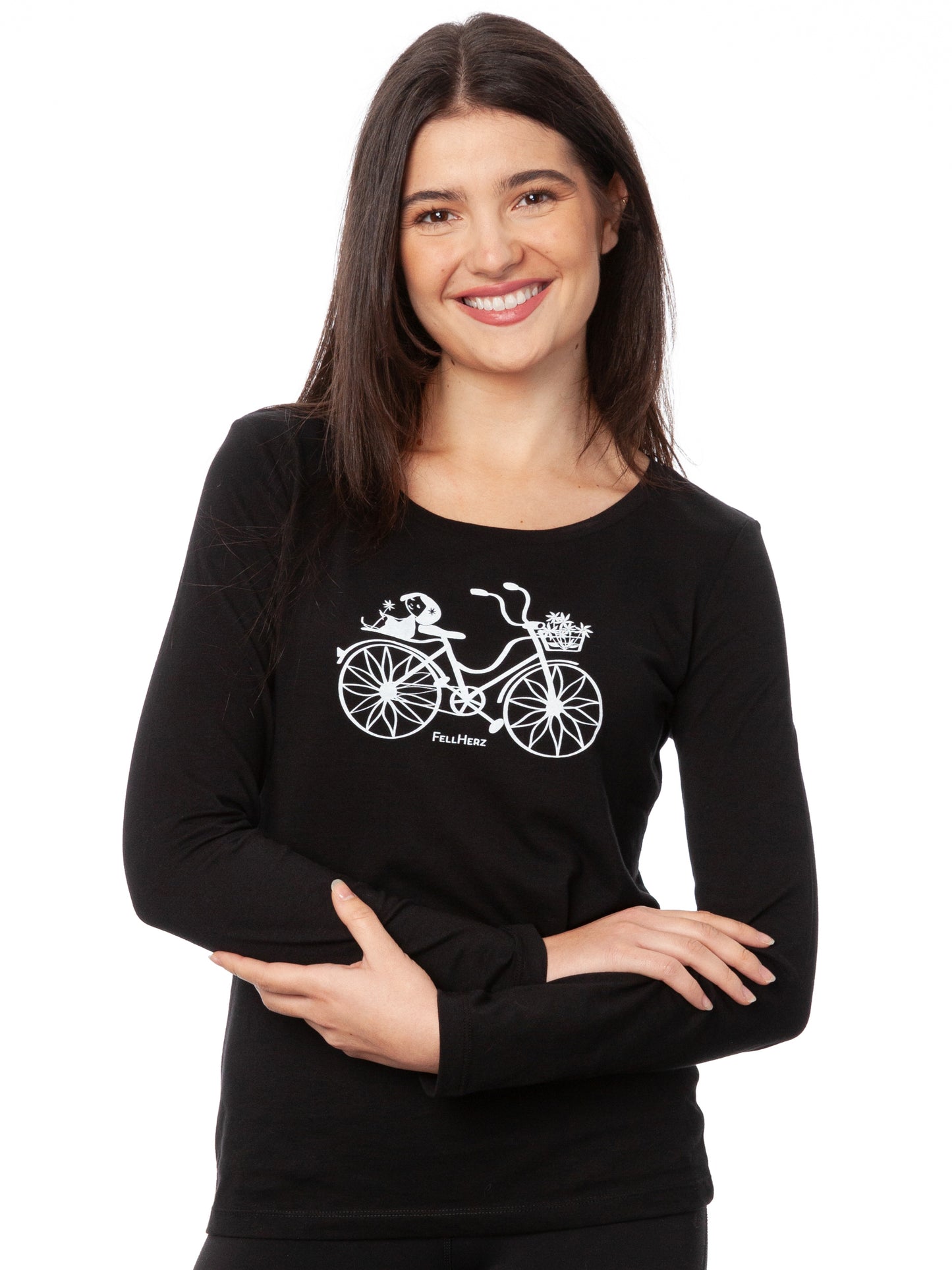 Bicycle girls longsleeve black