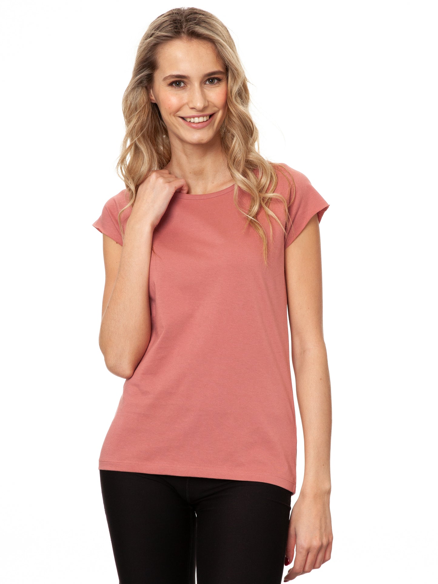 Cap Sleeve dusty rose