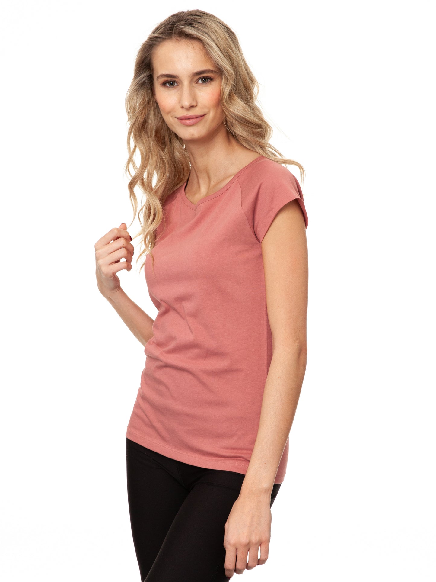 Cap Sleeve dusty rose