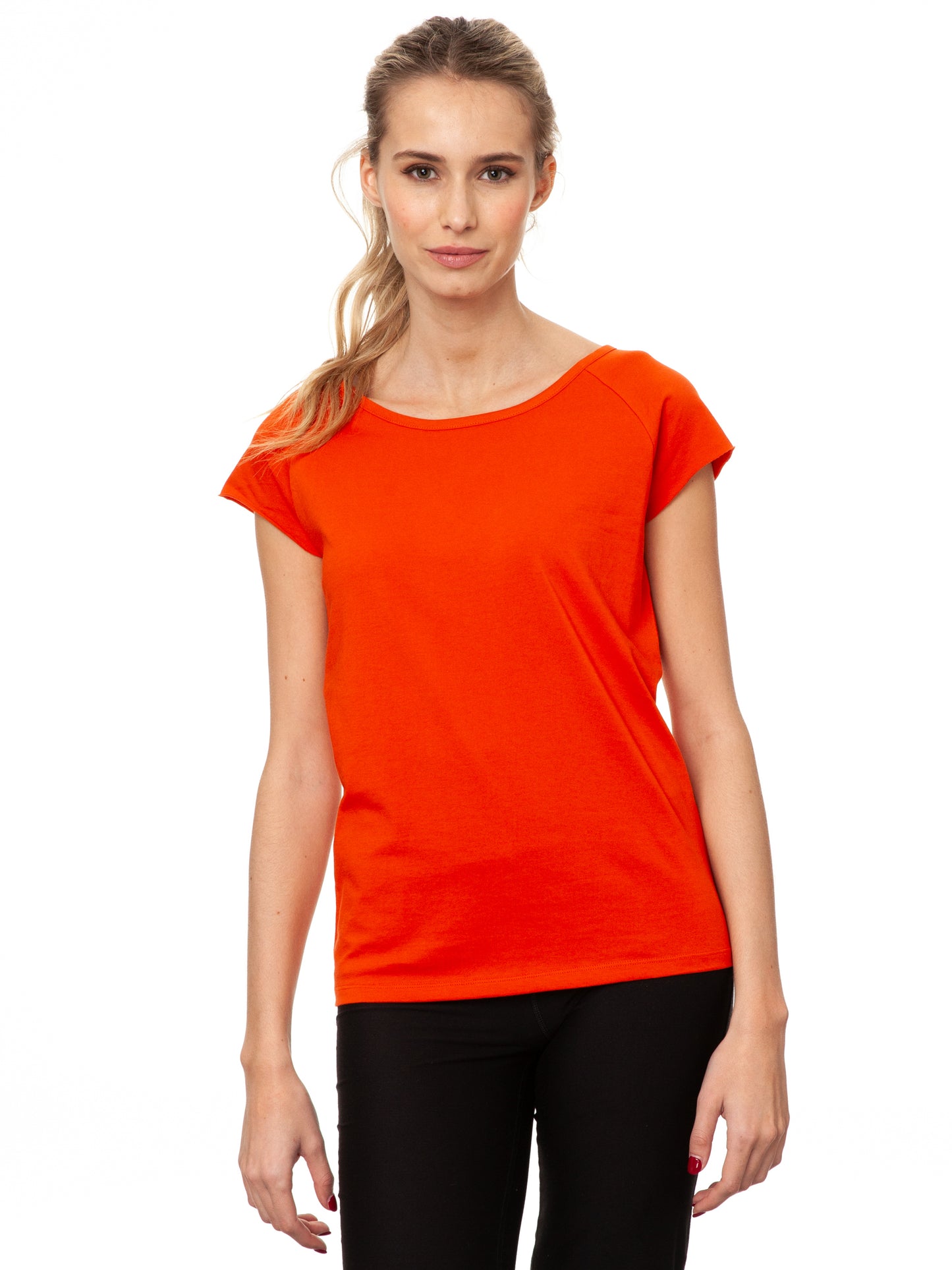 Cap Sleeve koi orange