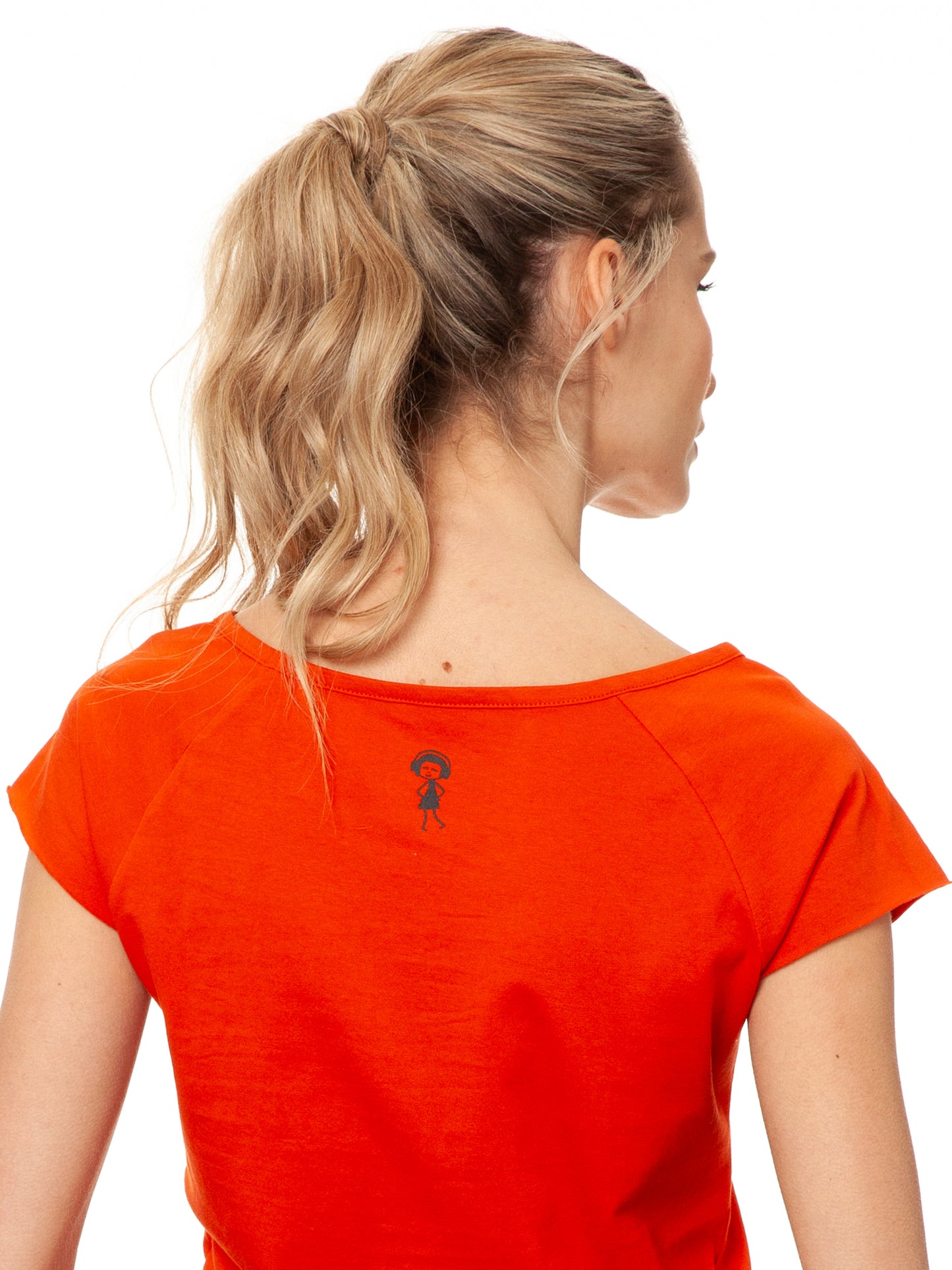 Cap Sleeve koi orange