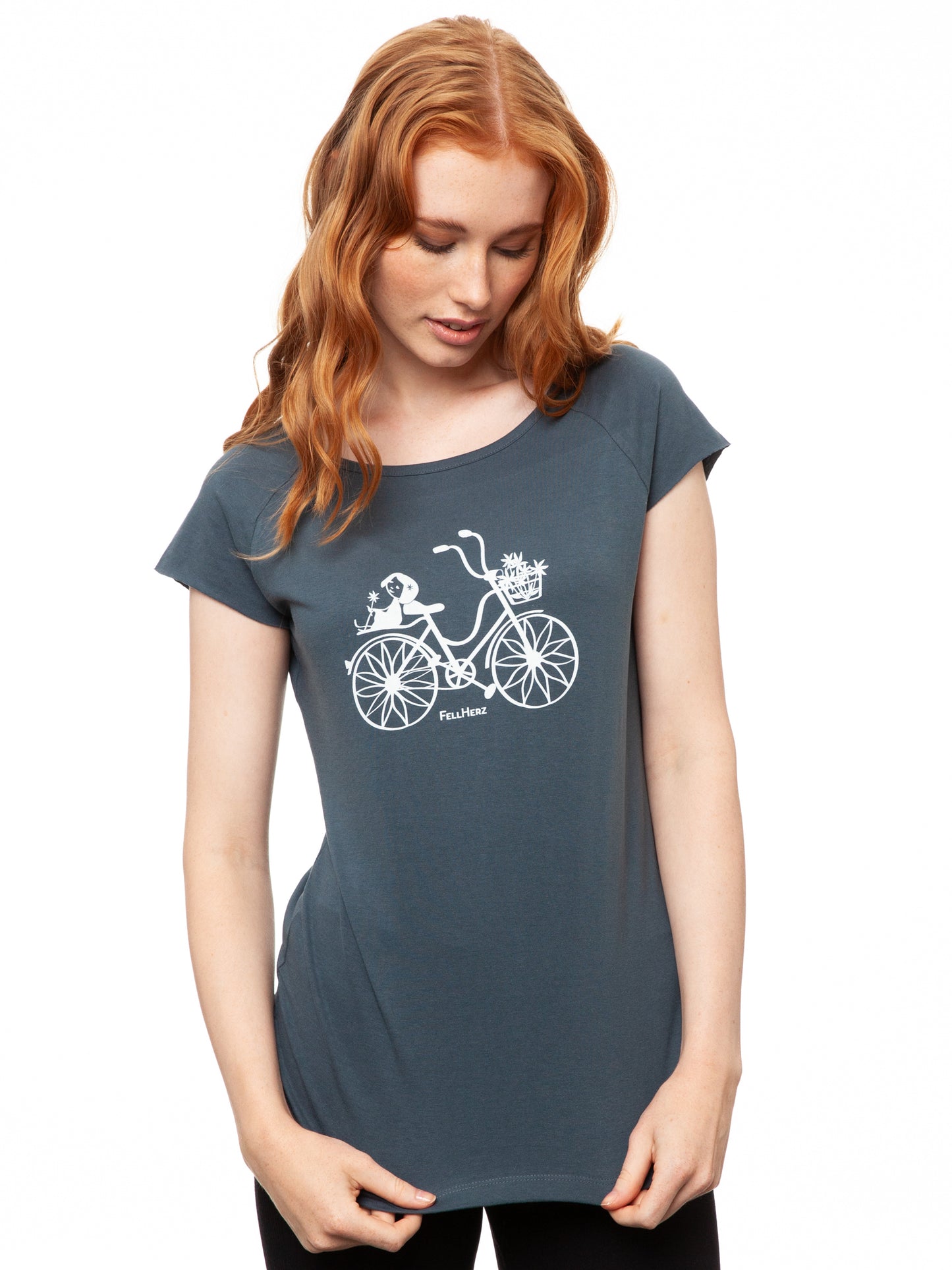Bicycle Girls Cap Sleeve thundercloud