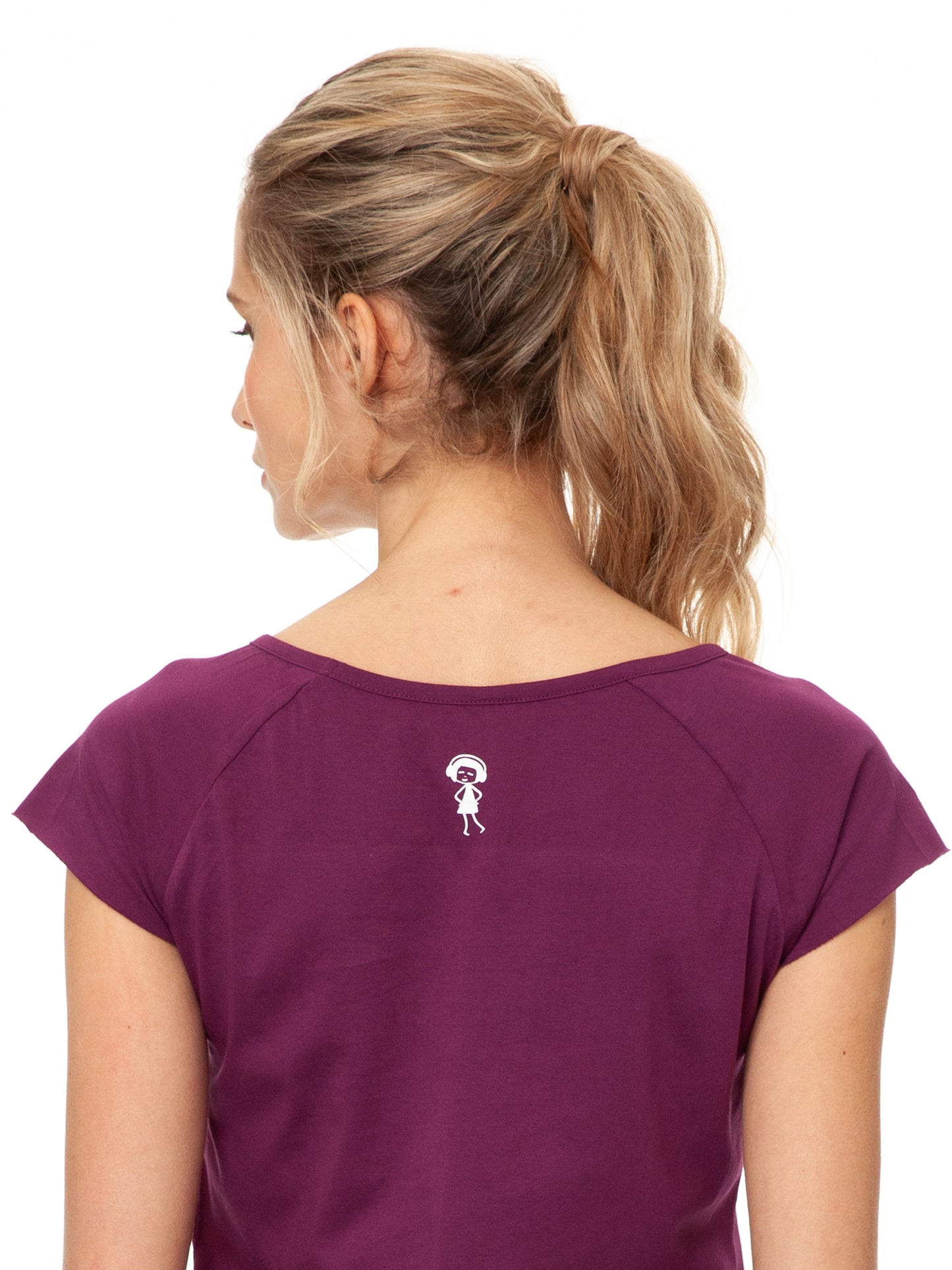 Rainbow Jongleuse Cap Sleeve berry