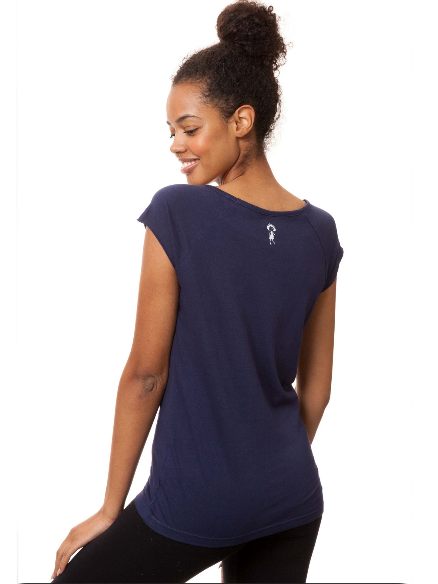 Wolkenmädchen Cap Sleeve midnight Größe XS