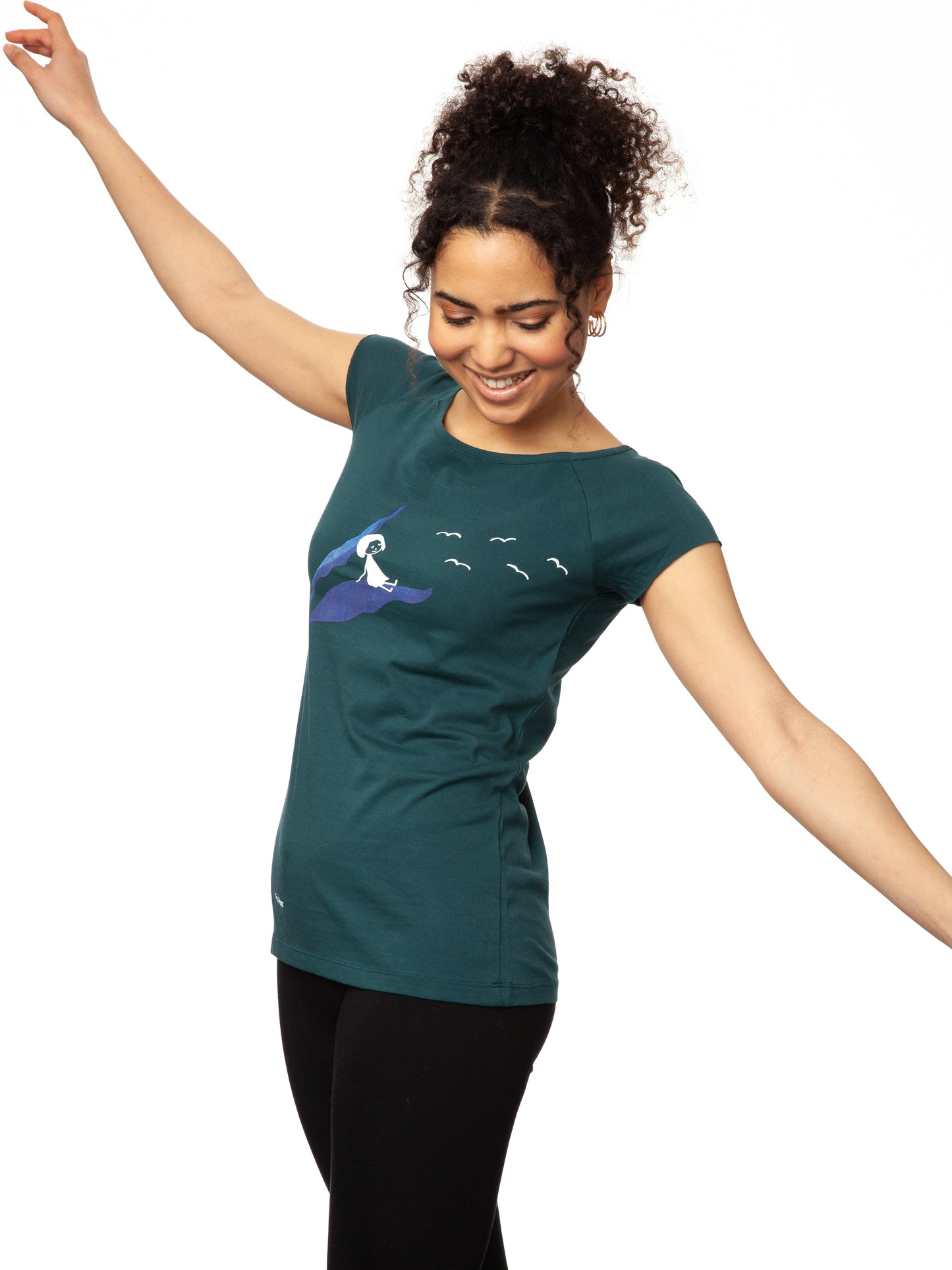Relaxn Cap Sleeve deep teal