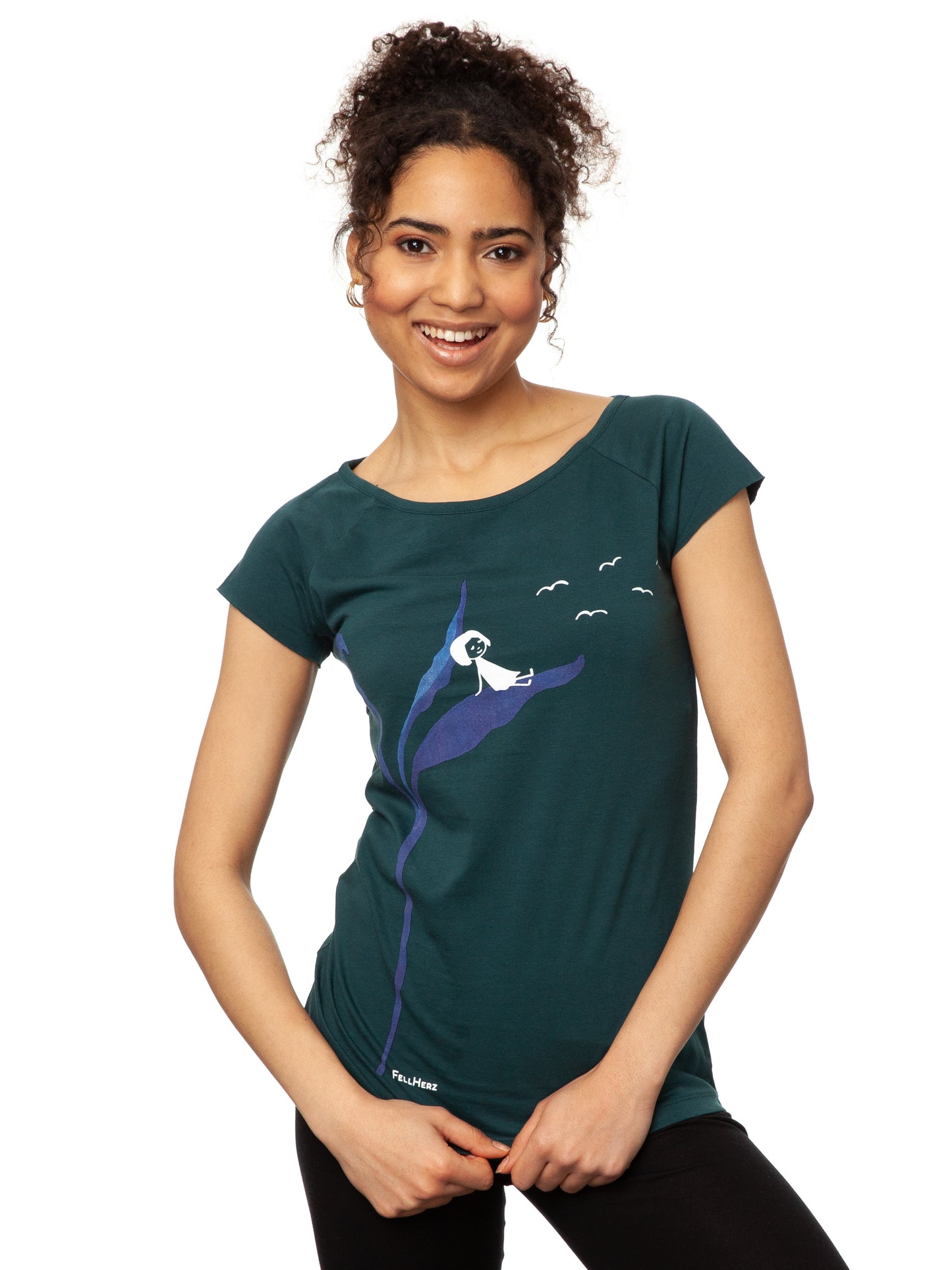 Relaxn Cap Sleeve deep teal