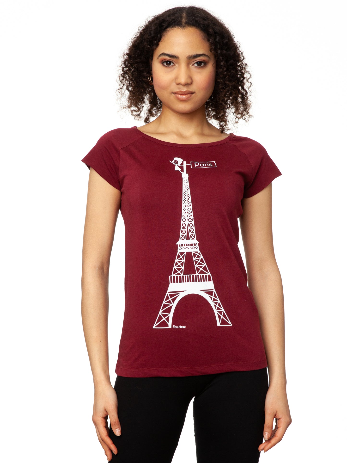 Paris mon chérie Cap Sleeve ruby