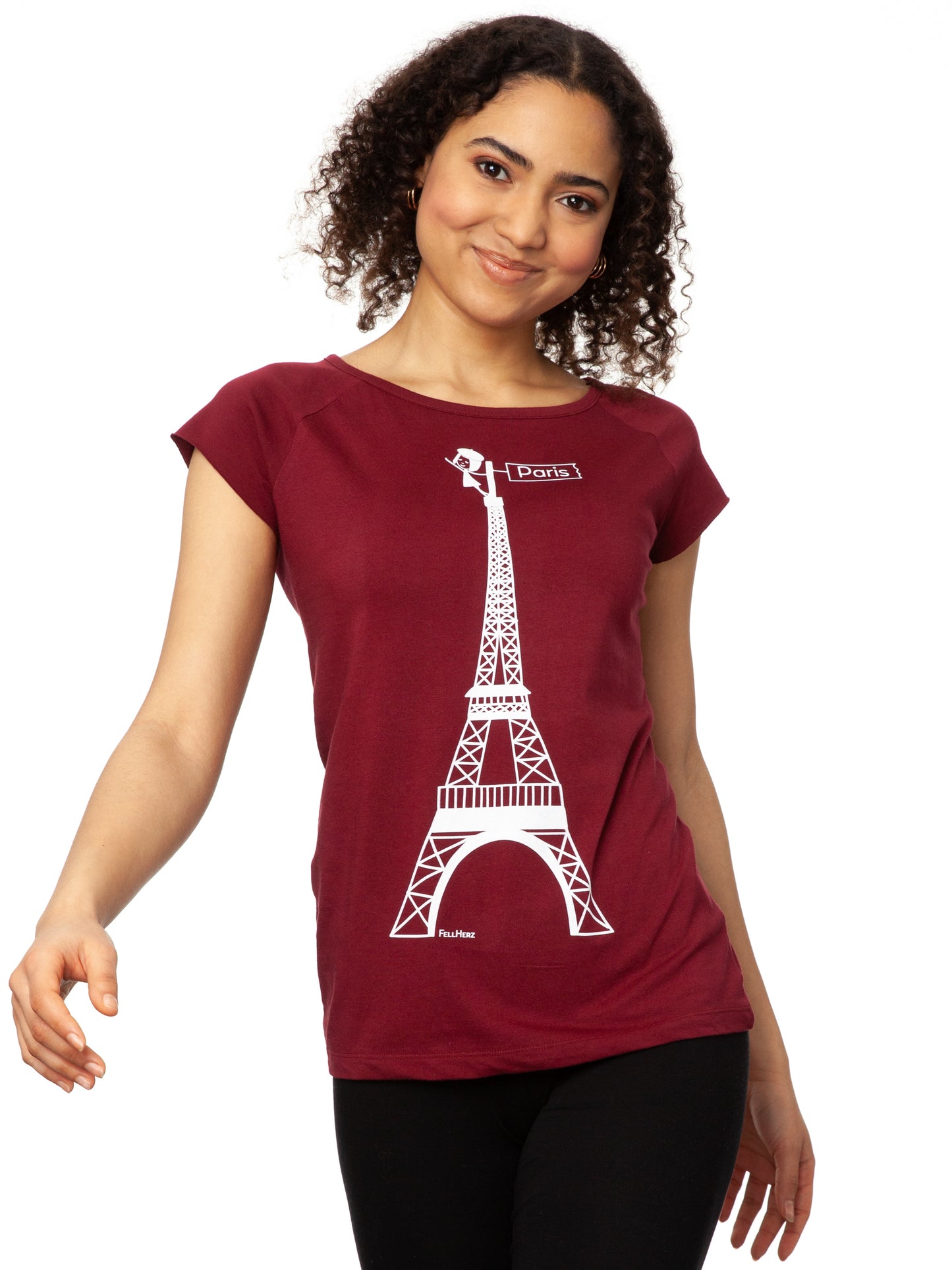 Paris mon chérie Cap Sleeve ruby