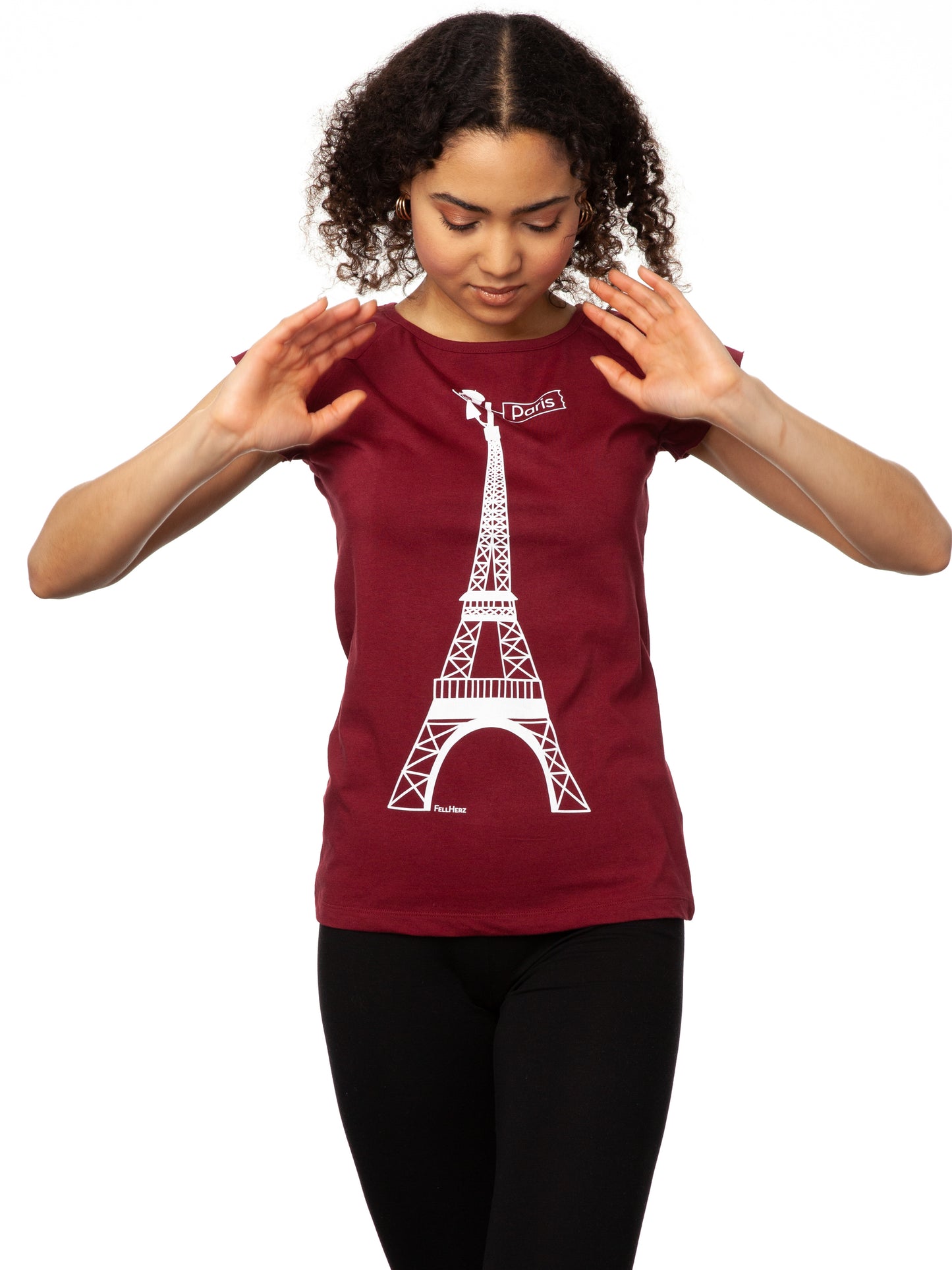 Paris mon chérie Cap Sleeve ruby