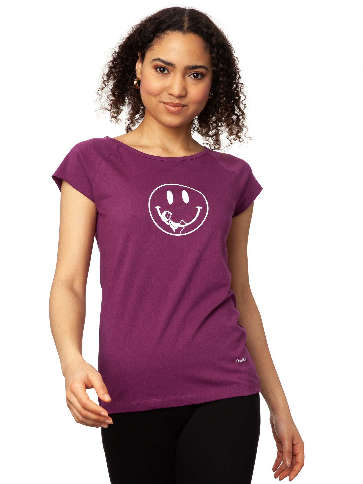 Smiley Cap Sleeve berry