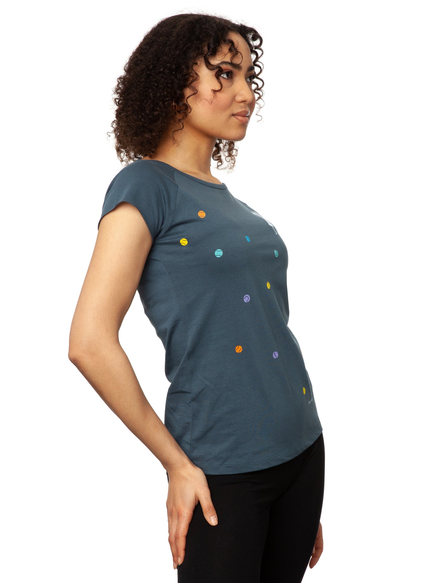 Tennis Girl Cap Sleeve thundercloud