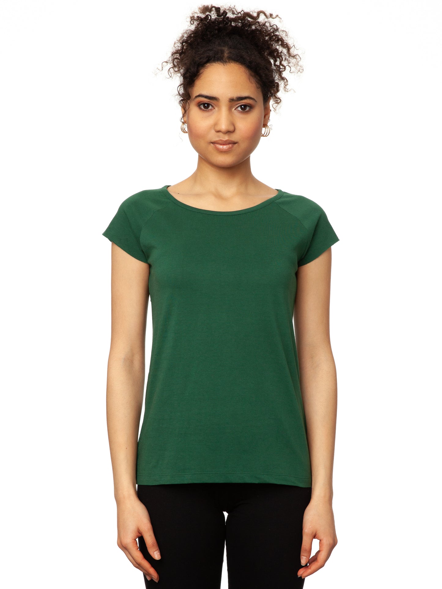 Cap Sleeve scarab green