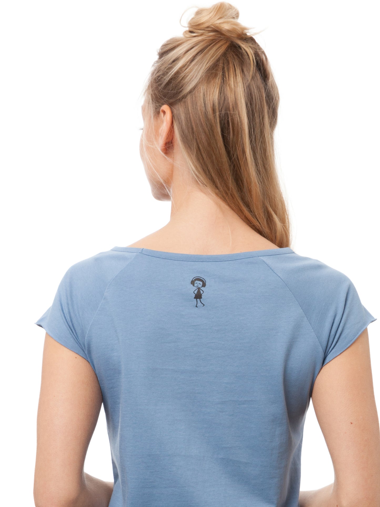 Cap Sleeve blue shadow