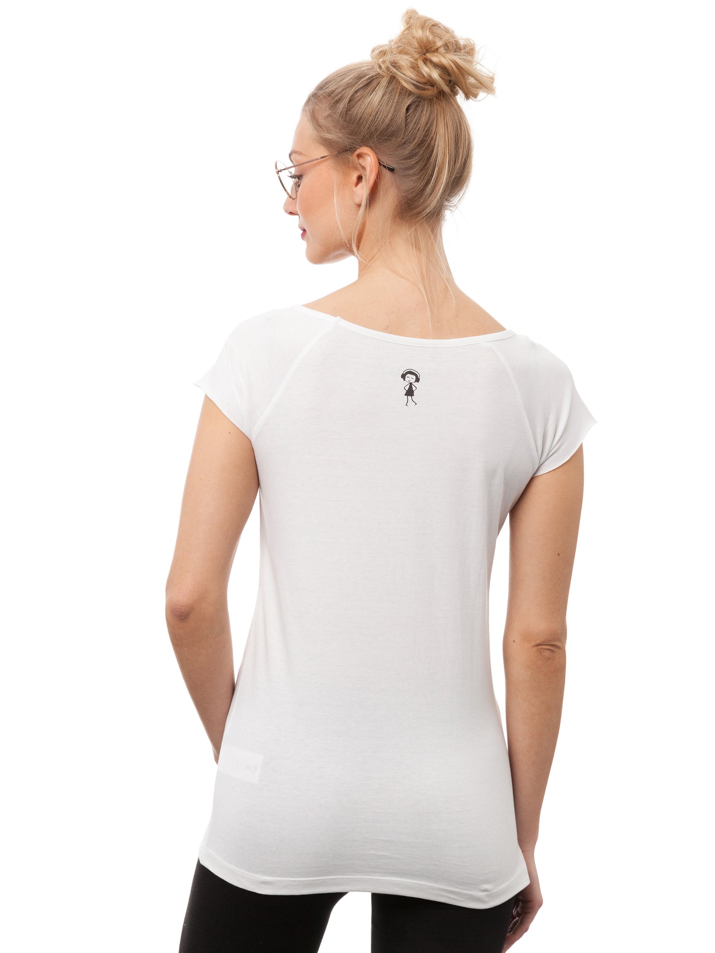 Moon Girl Cap Sleeve white XXL