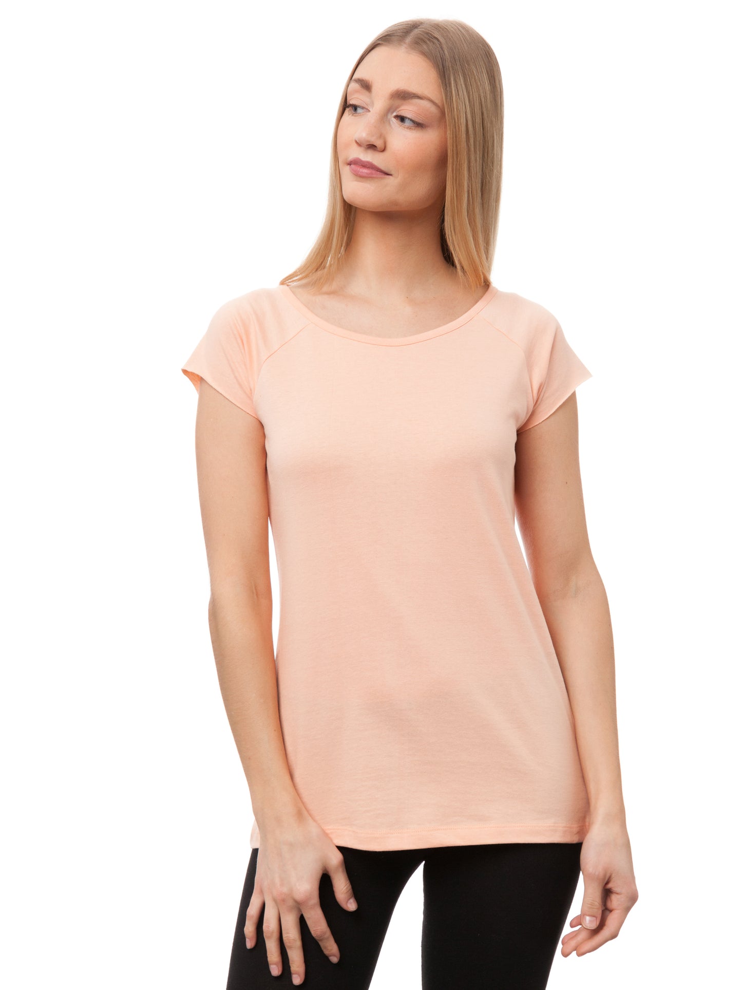 Cap Sleeve apricot
