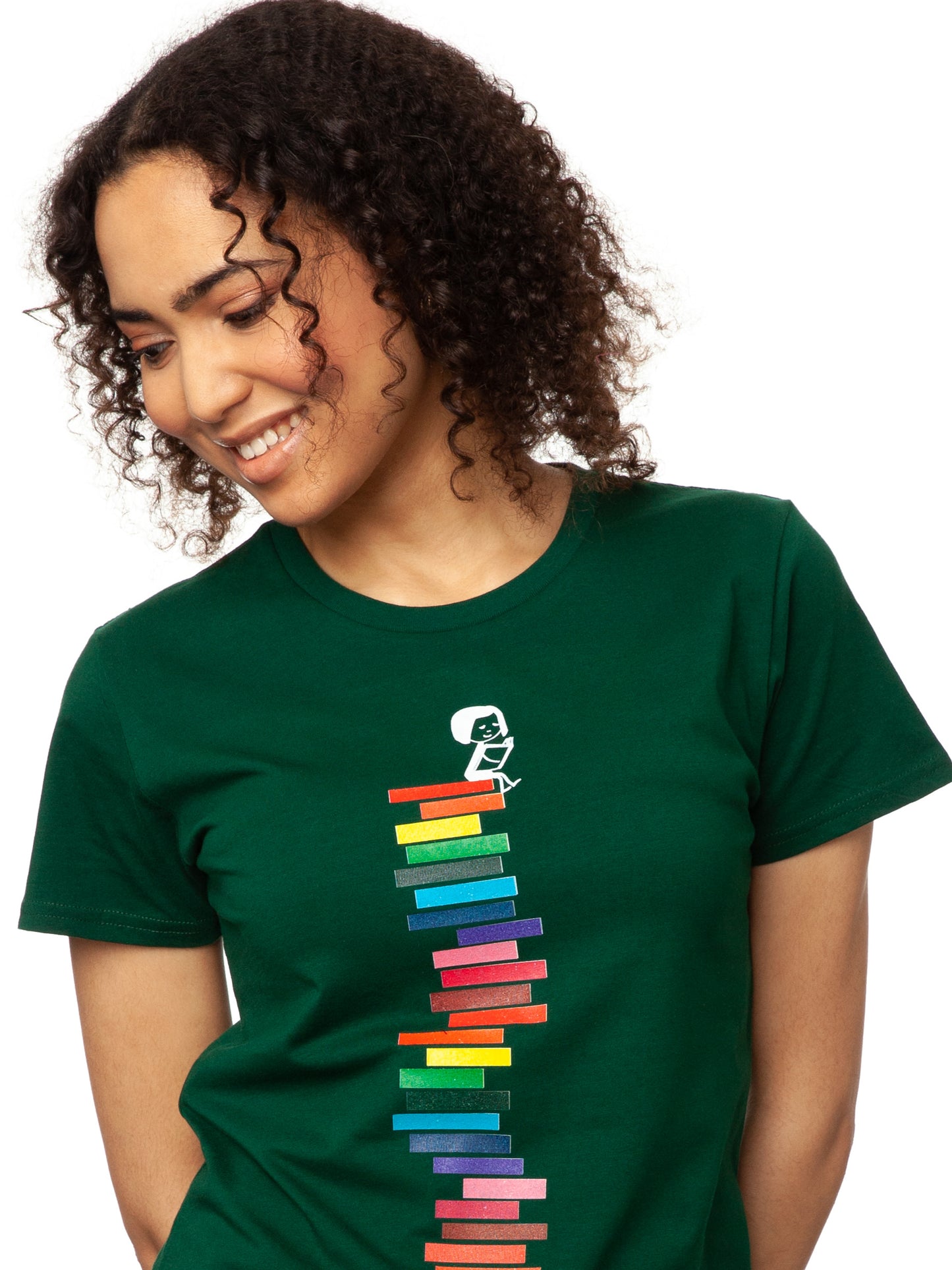 Books T-Shirt bottle green