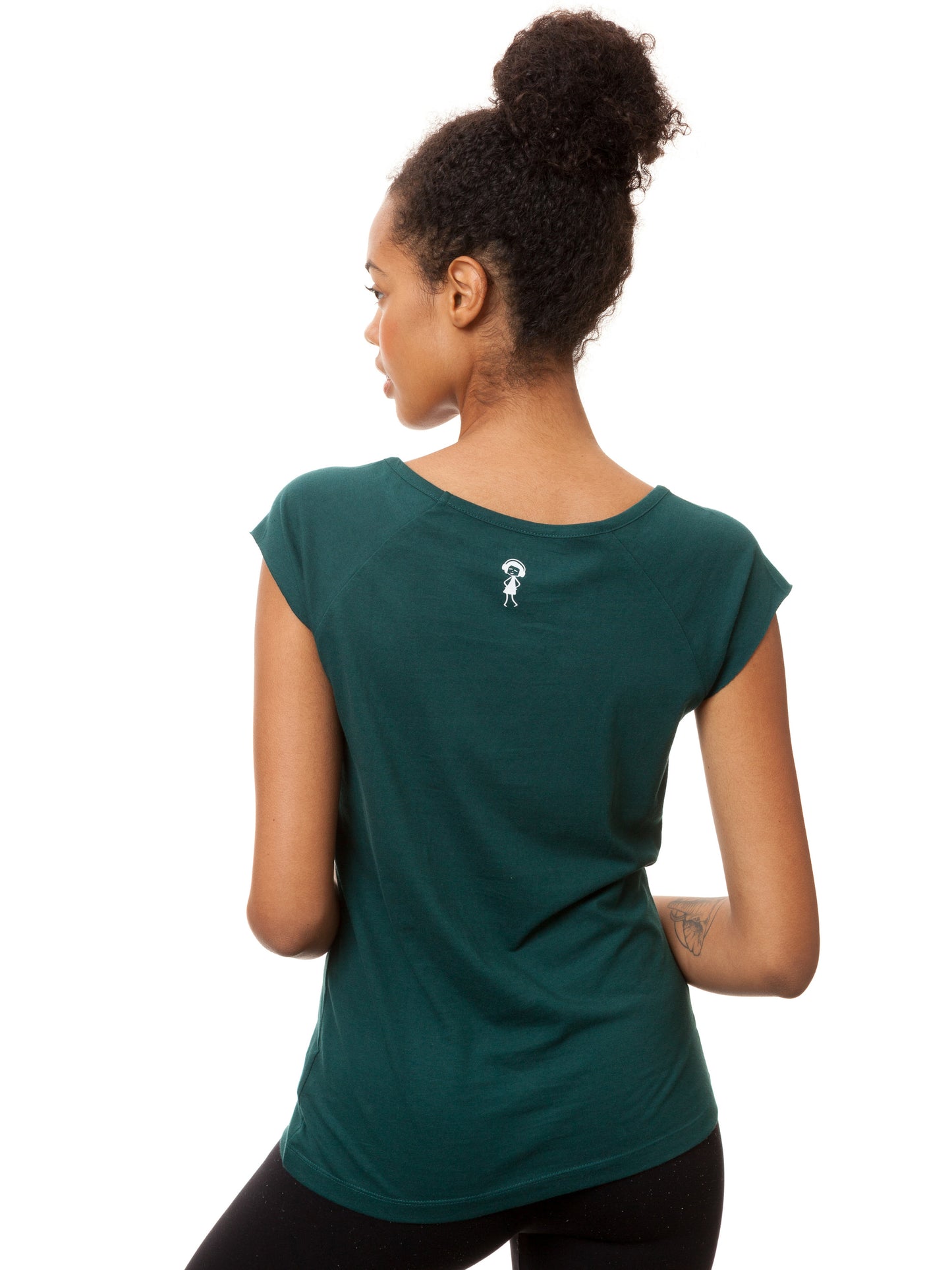 Tubamädchen Cap Sleeve deep teal