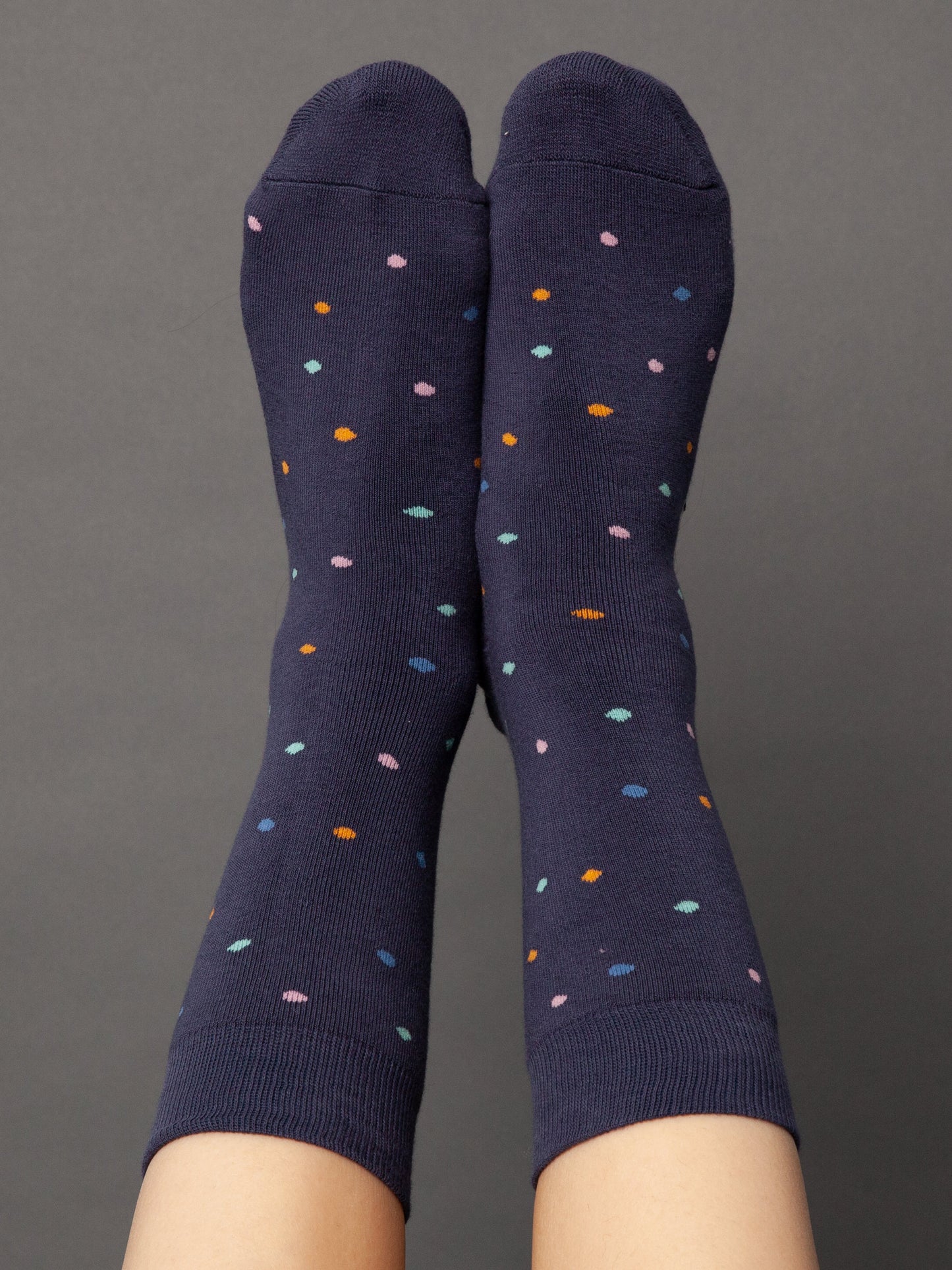 3er Pack warme Kuschel-Socken mit Bio-Baumwolle Konfetti thundercloud