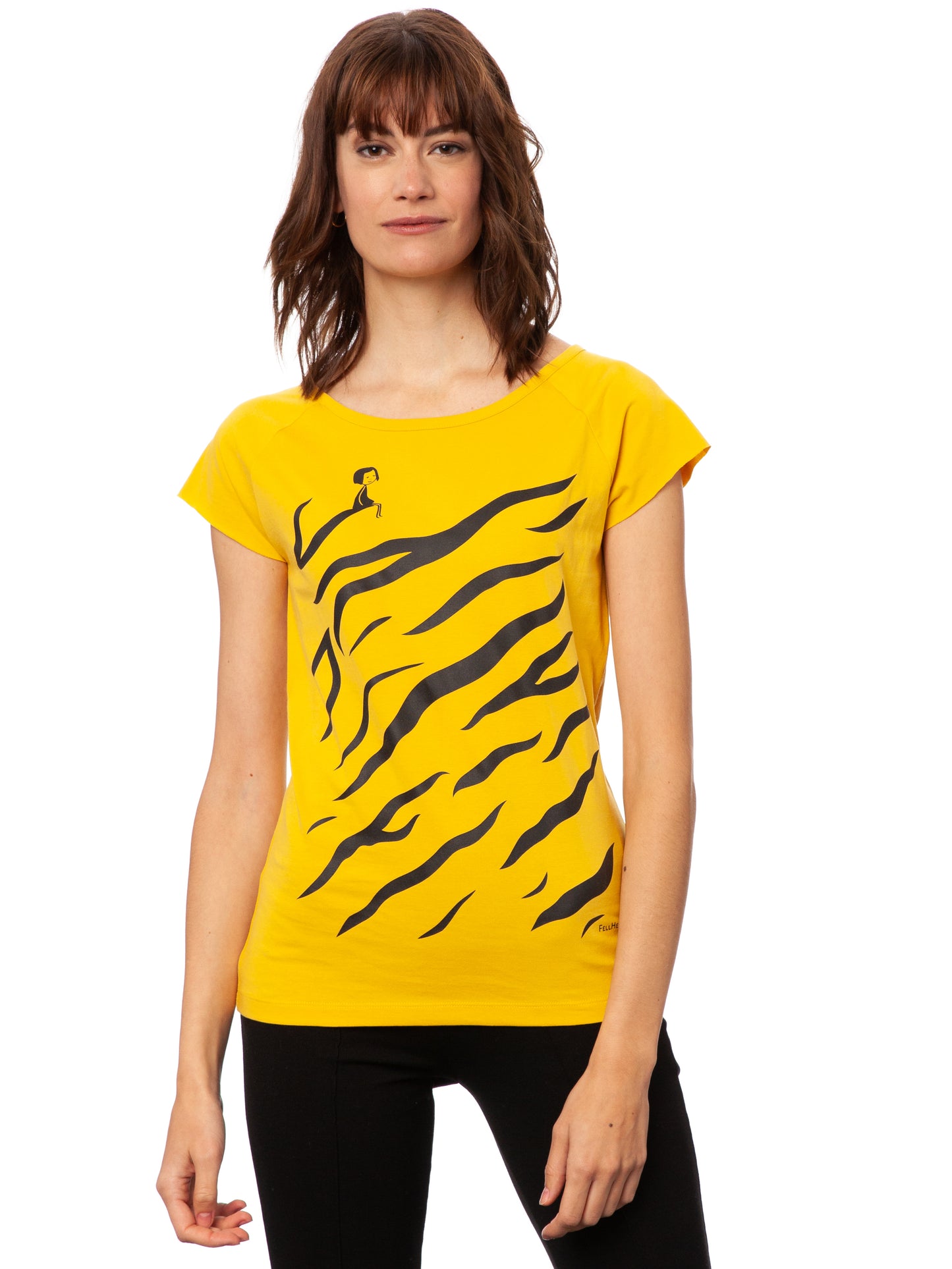 Tiger Girl Cap Sleeve sunshine