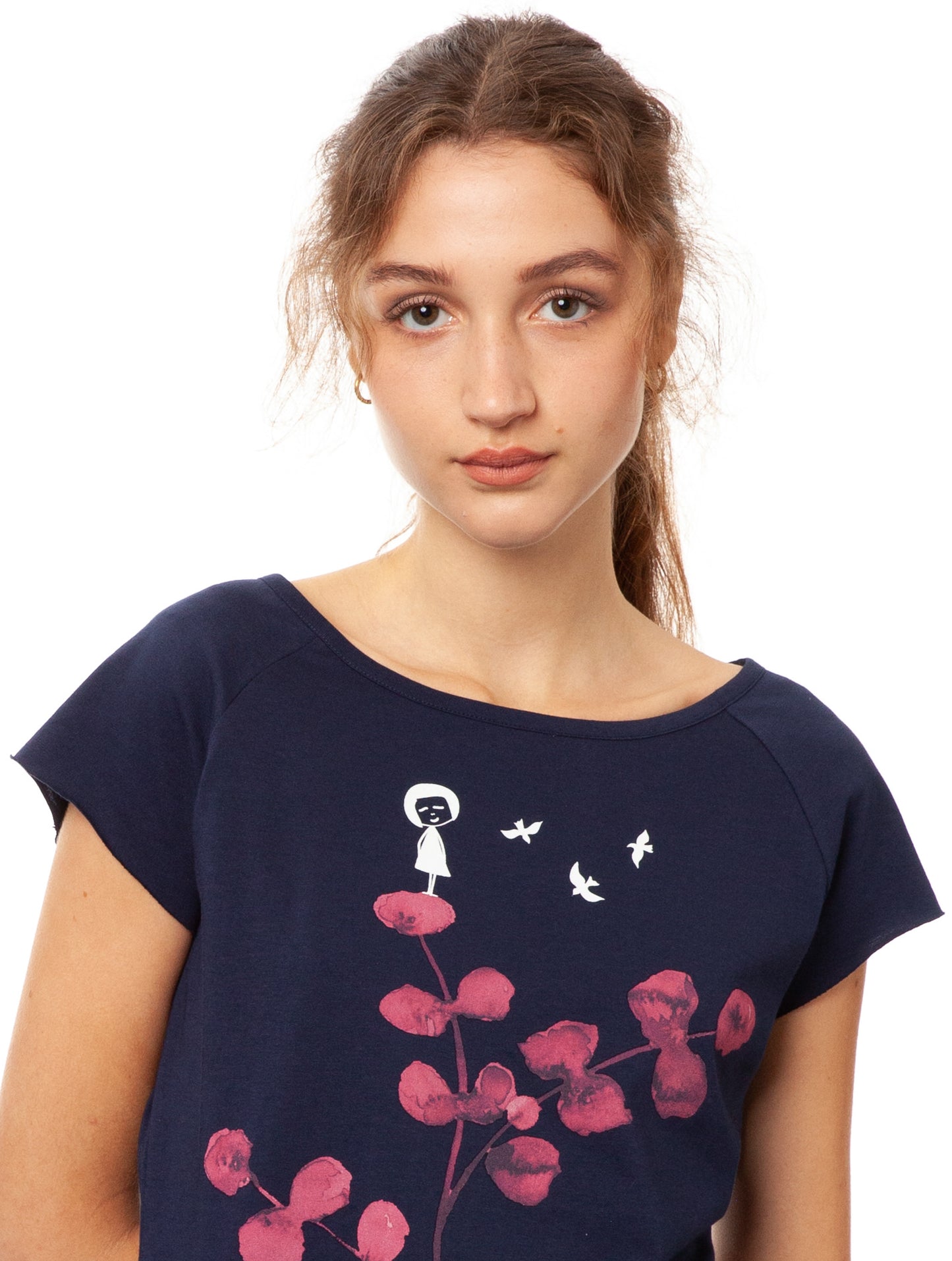 Eukalyptusmädchen Cap Sleeve midnight