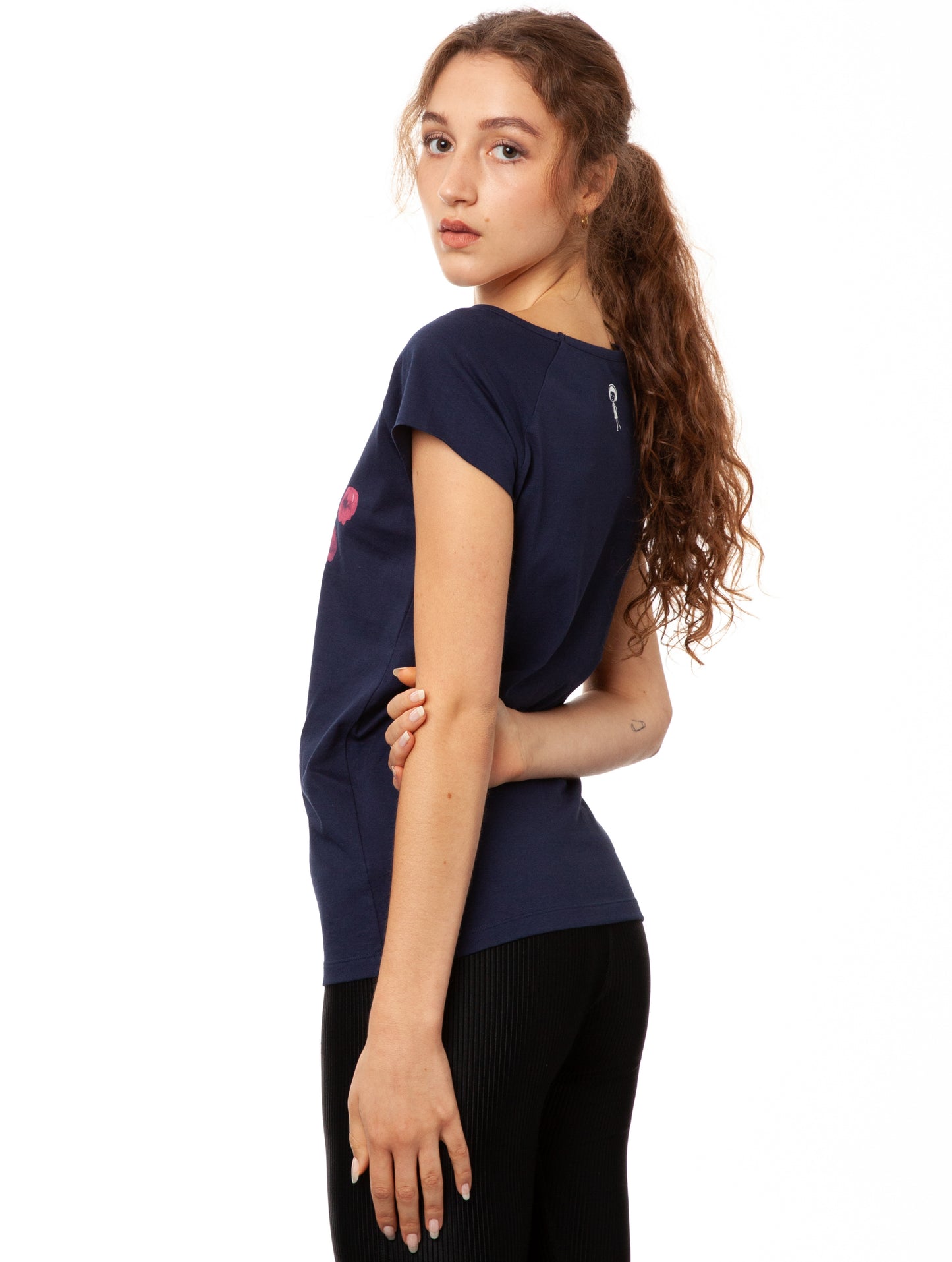 Eukalyptusmädchen Cap Sleeve midnight