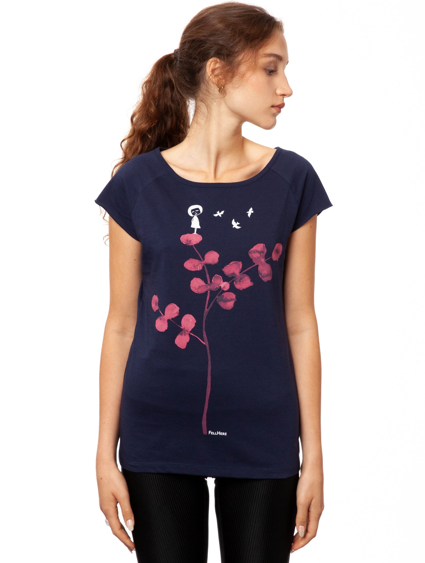 Eukalyptusmädchen Cap Sleeve midnight