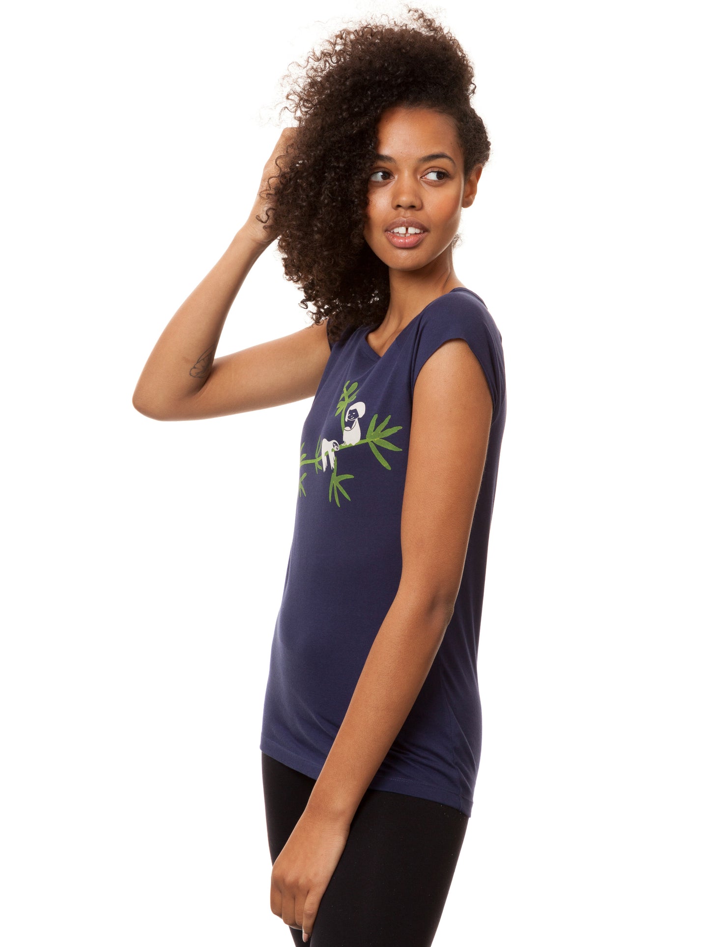 Sloth Cap Sleeve midnight