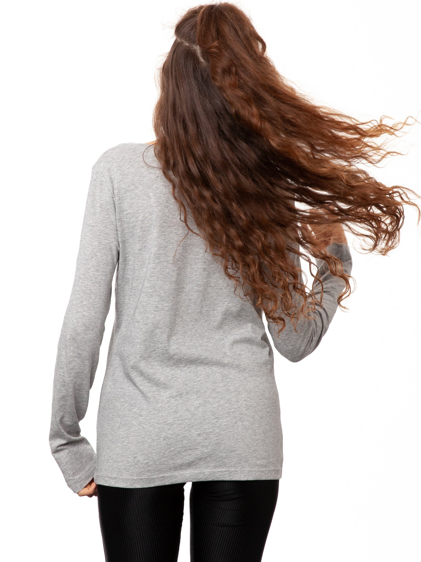 Make some noise Longsleeve heather grey Größe XS