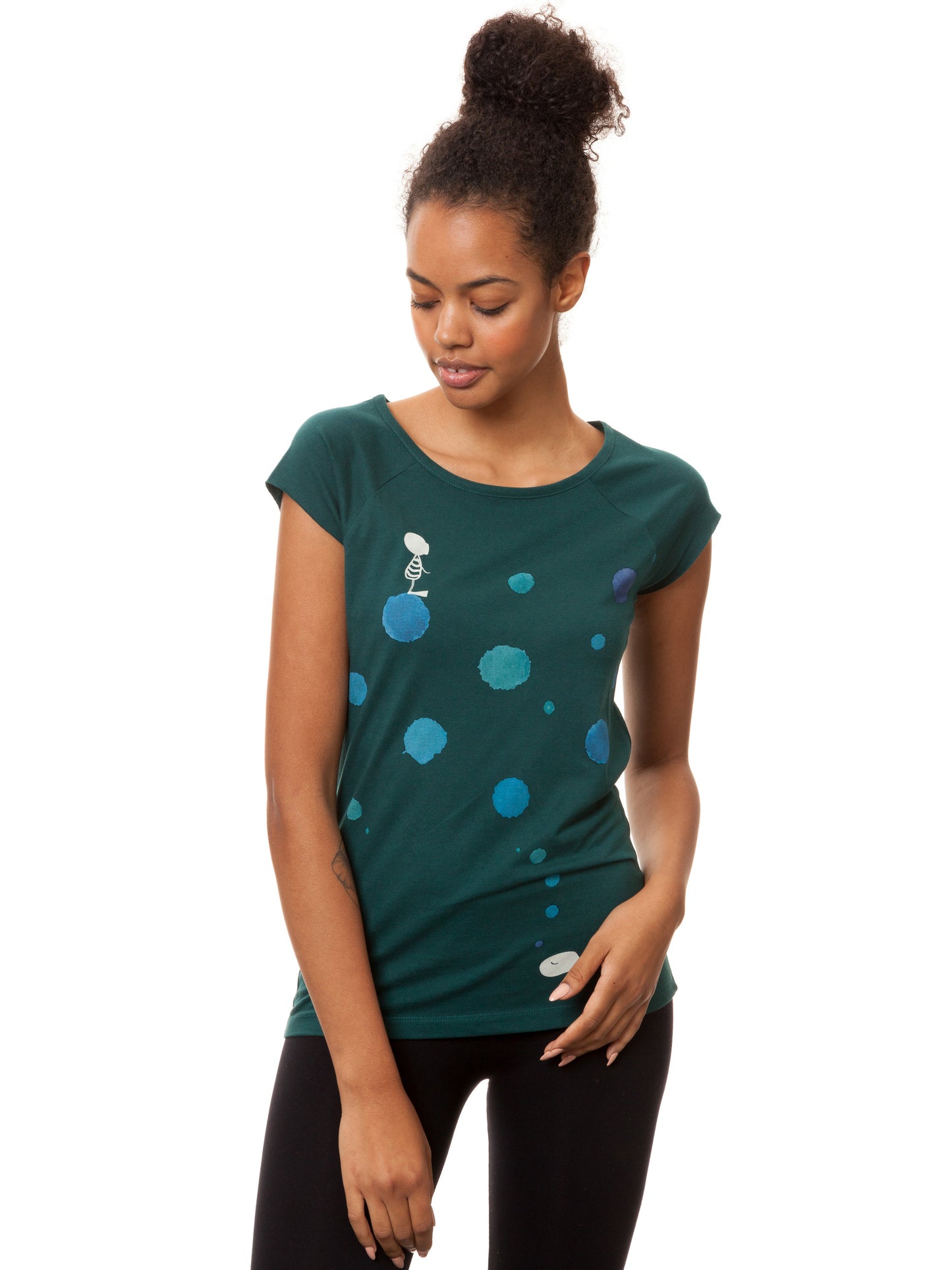 Whale Song Cap Sleeve deep teal