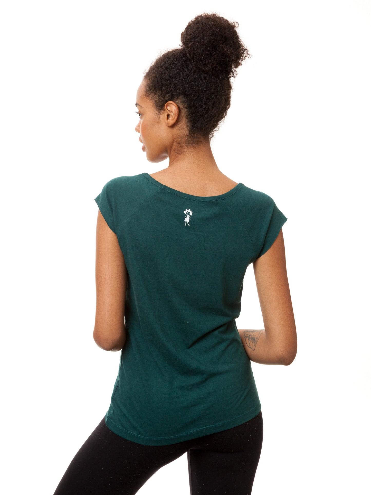 Ommm Cap Sleeve Deep Teal