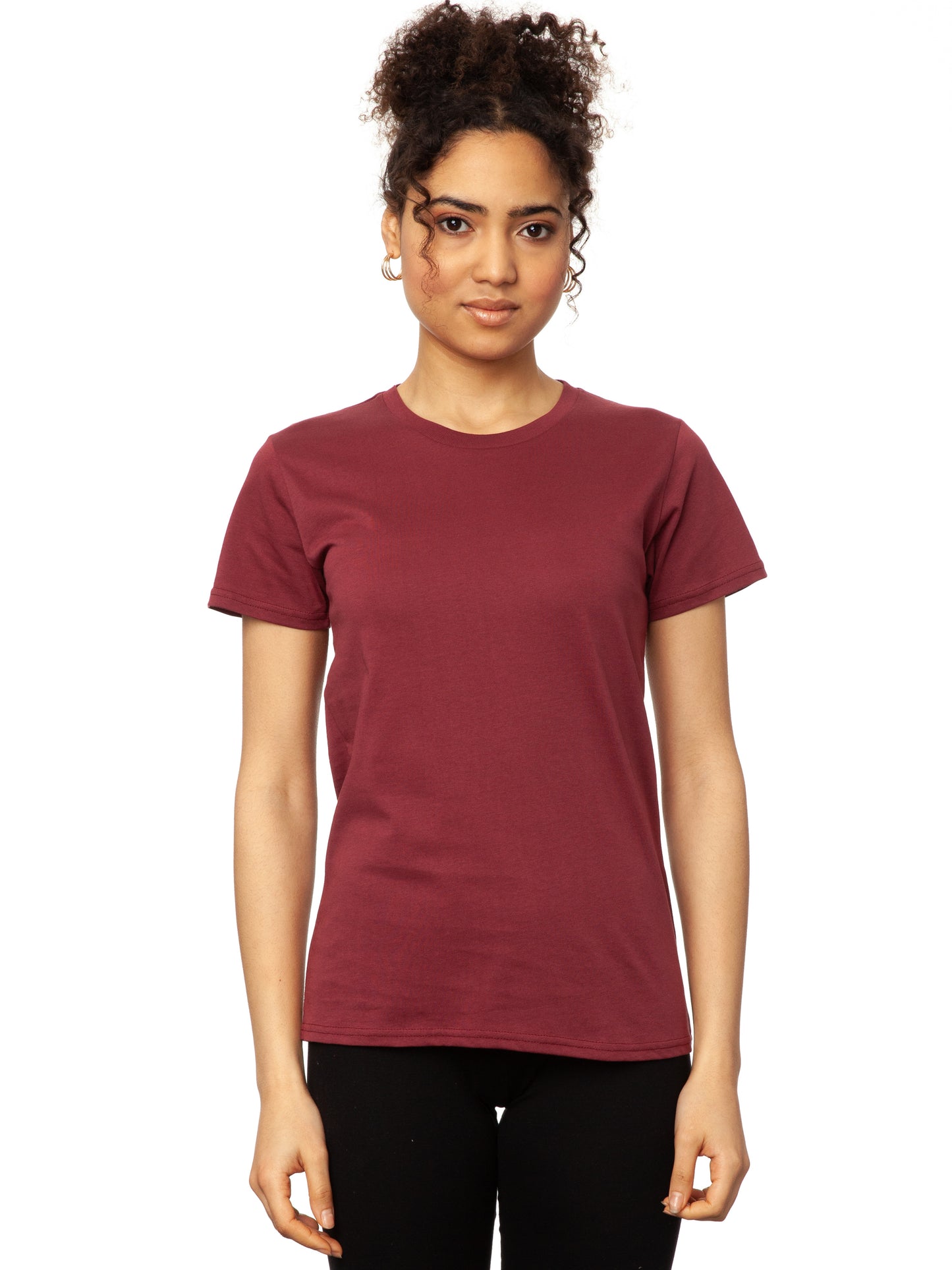 T shirt burgundy