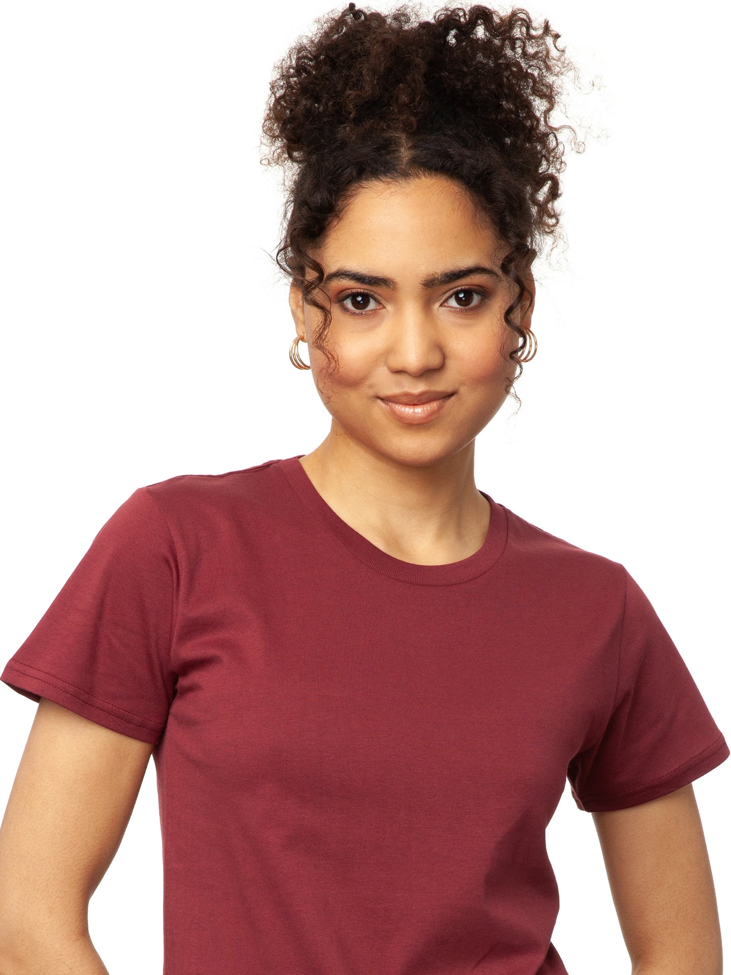 T shirt burgundy