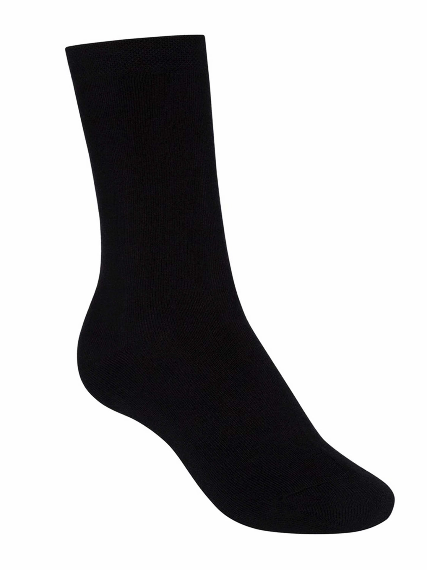 Warme Kuschel-Socken mit Bio-Baumwolle schwarz