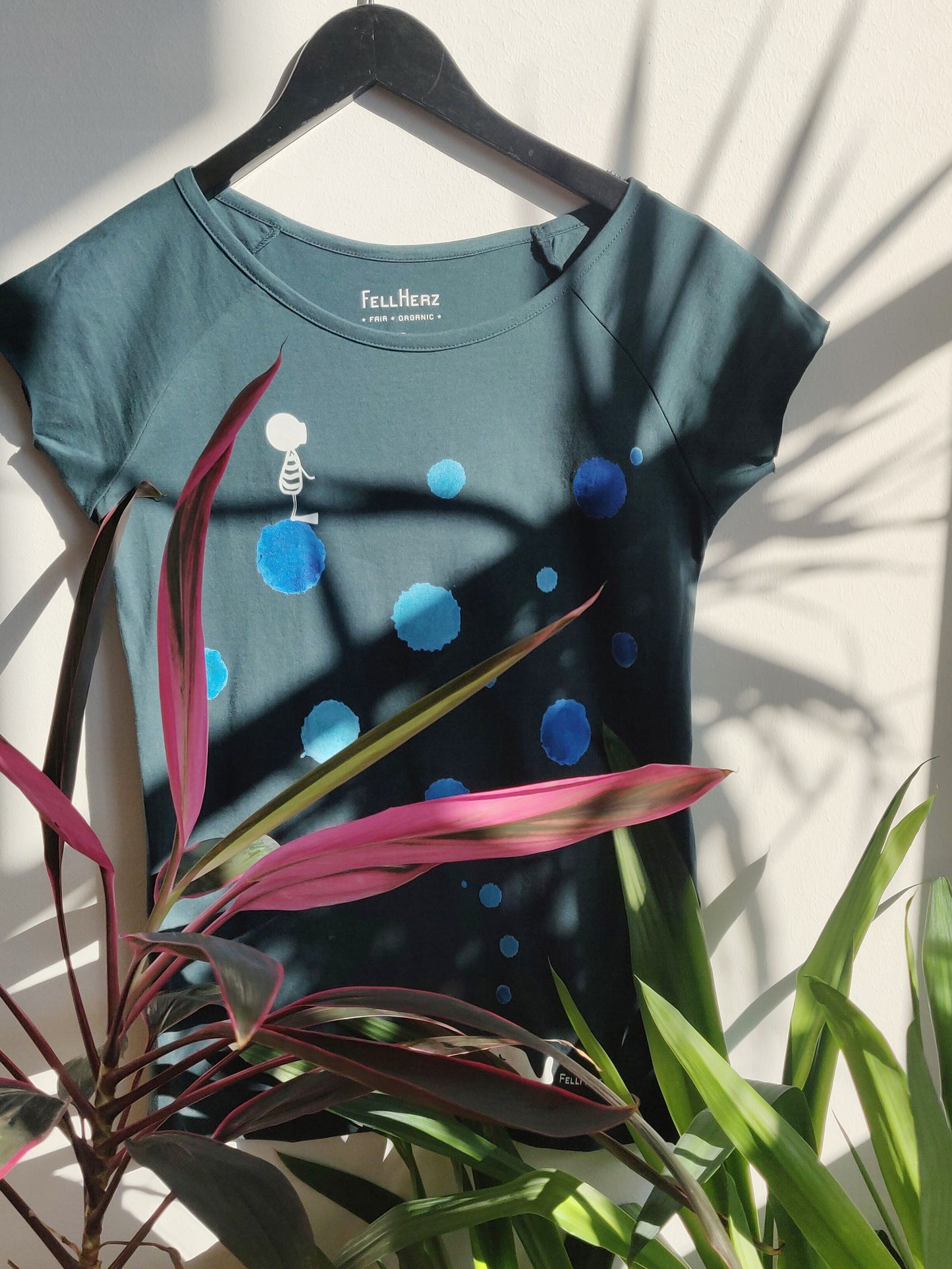 Whale Song Cap Sleeve deep teal