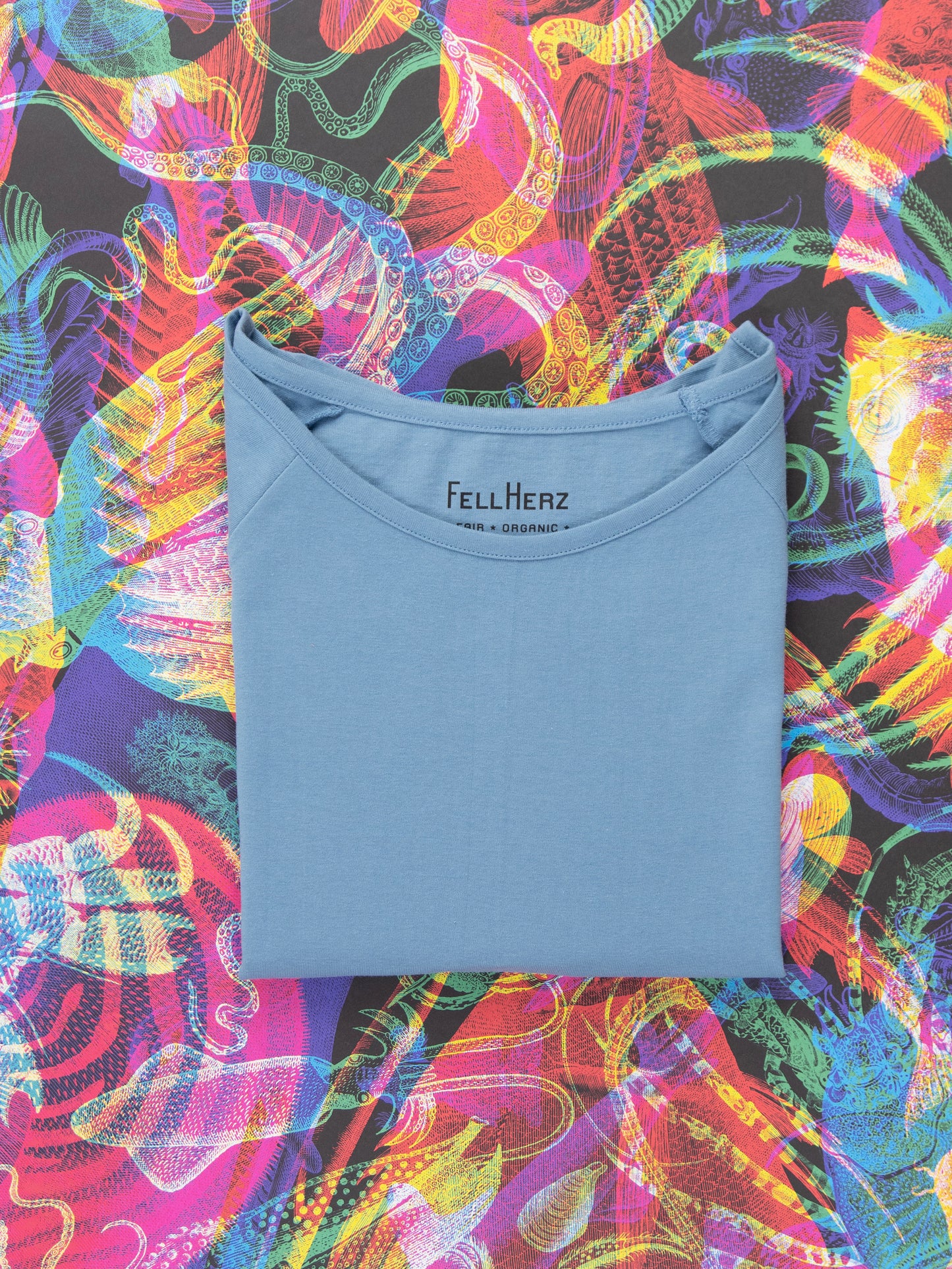 Cap Sleeve blue shadow
