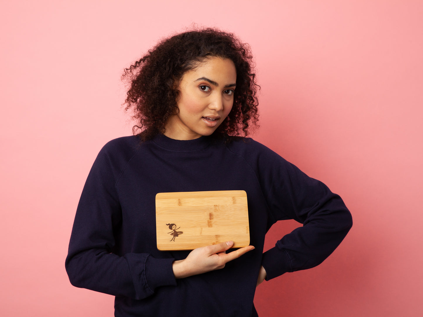 Breakfast Board Sporty Girl Bamboo