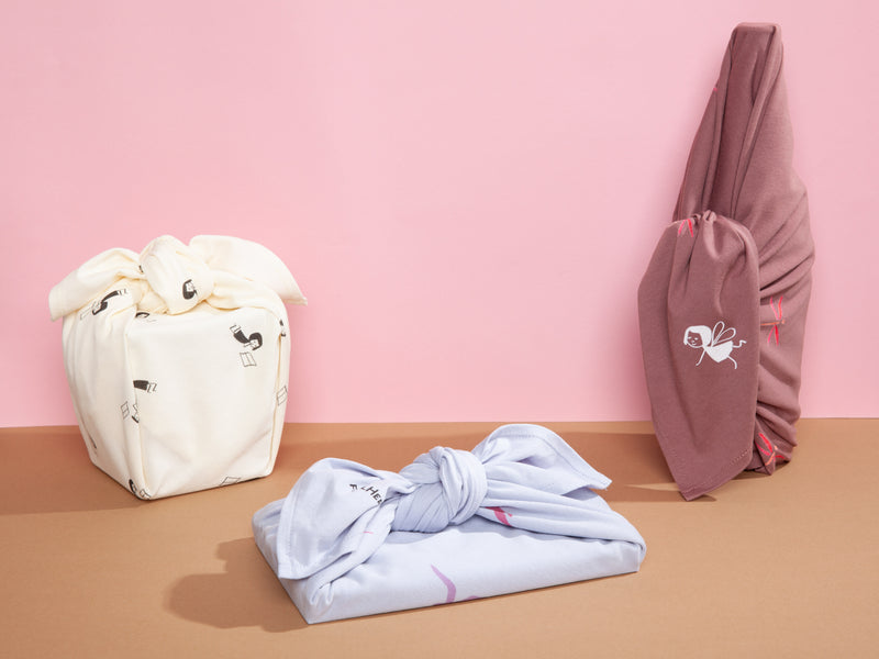 FellHerz Furoshiki-Tücher Geschenk Verpackung
