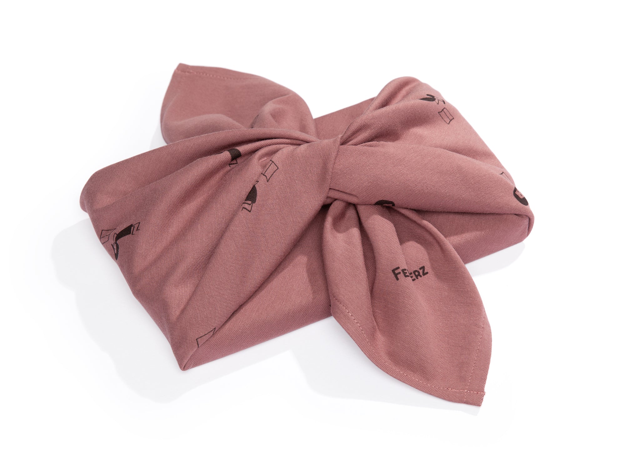 Book Girl Furoshiki Eggplant