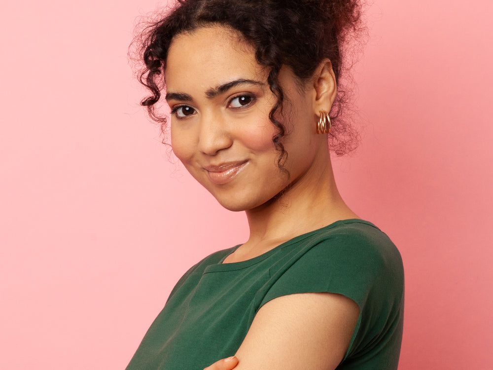 Cap Sleeve T-Shirt Freisteller Ärmelansicht