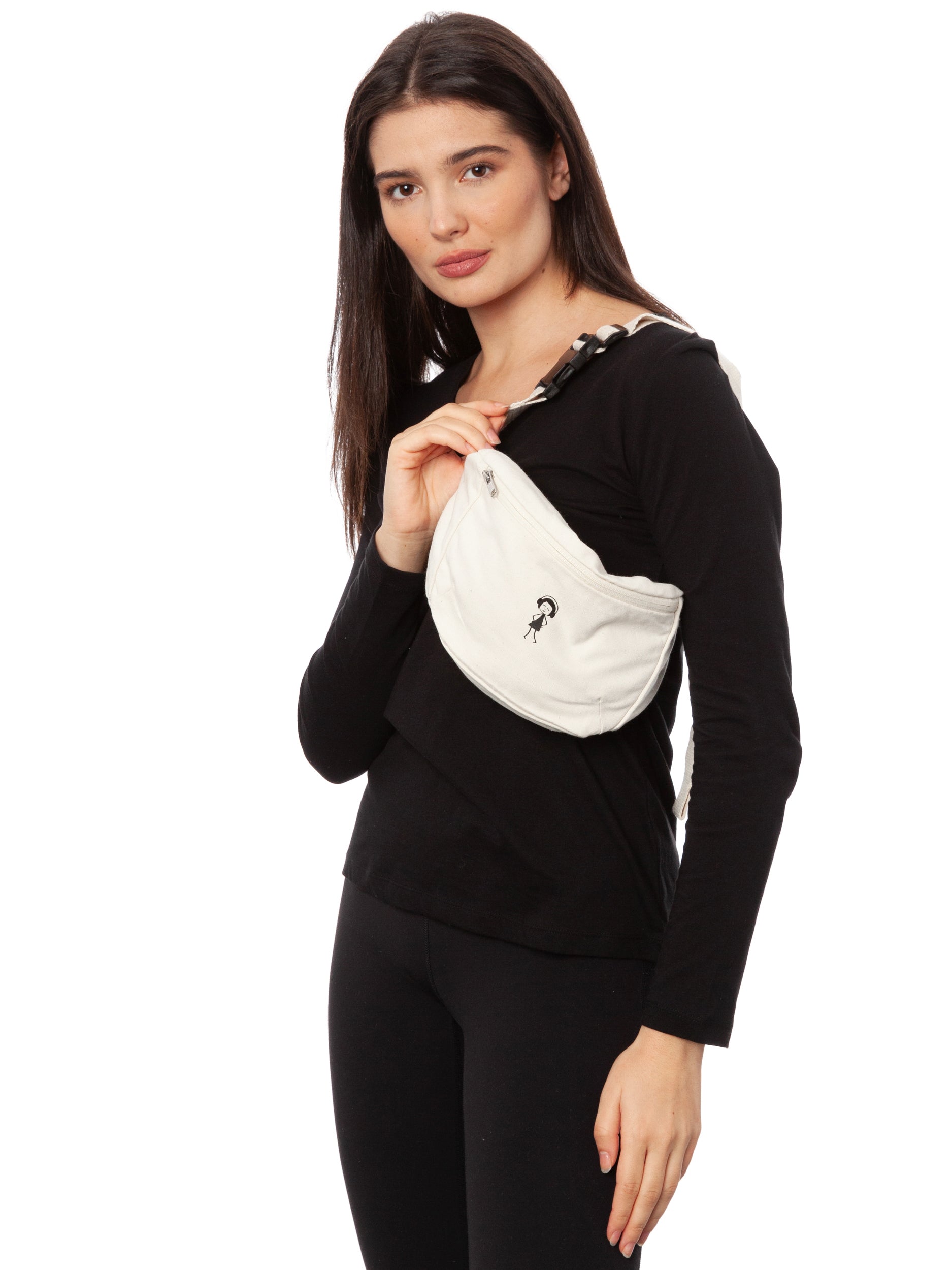 Bauchtasche Dancing Queen natural white